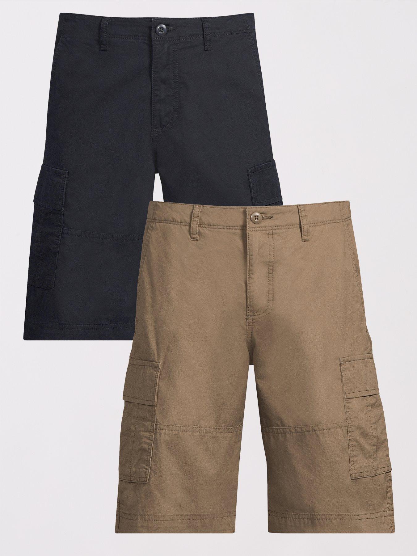 undefined Jack  &  Jones Cole Mateo Cargo Shorts Mid Length 2pk