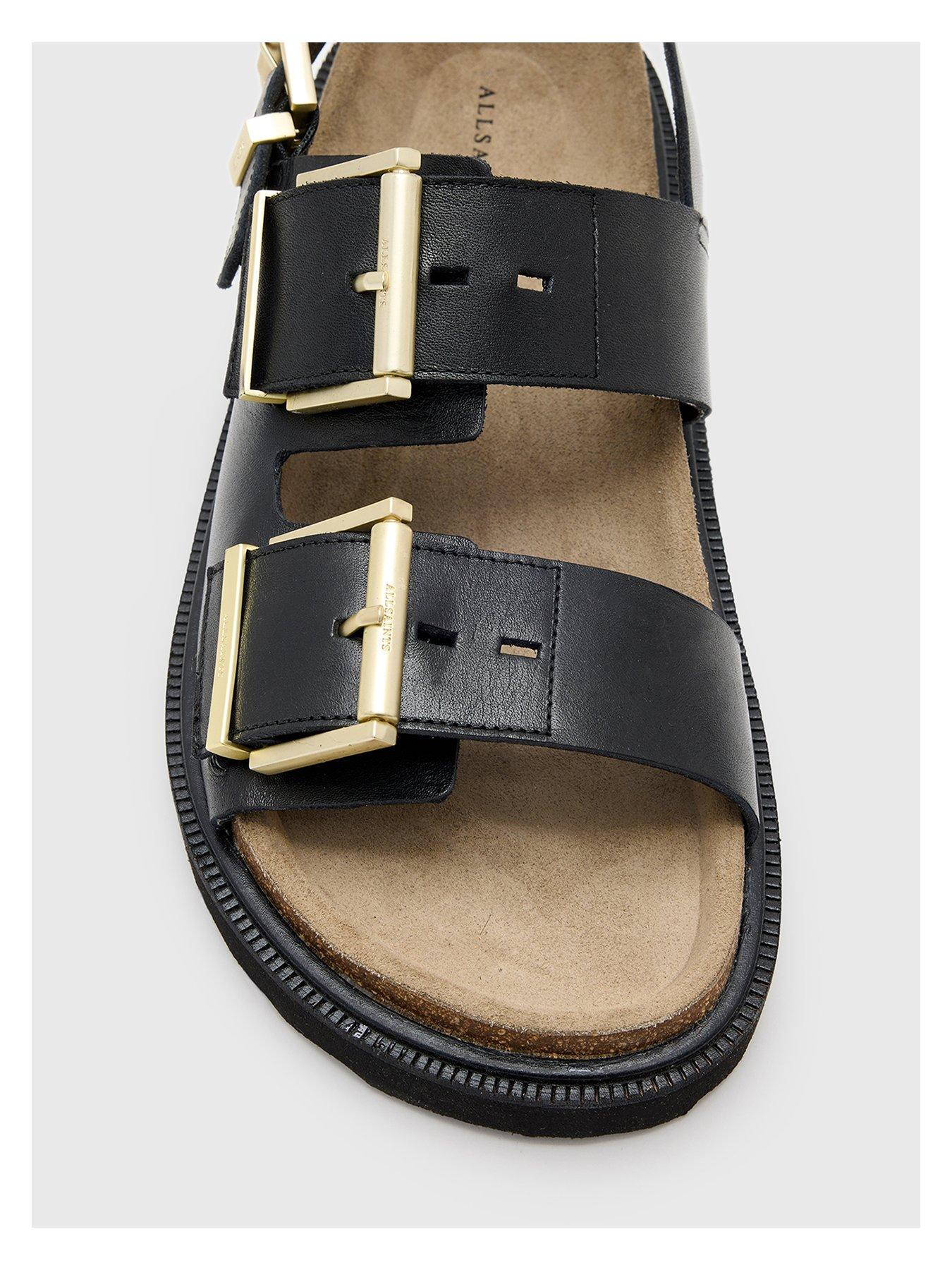 Image 4 of 5 of AllSaints Isla Sandal - Black