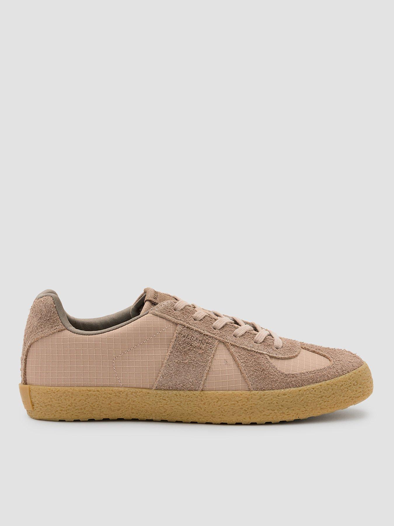 Image 1 of 5 of AllSaints Jaimee Low Top Ripstop Trainers - Pink