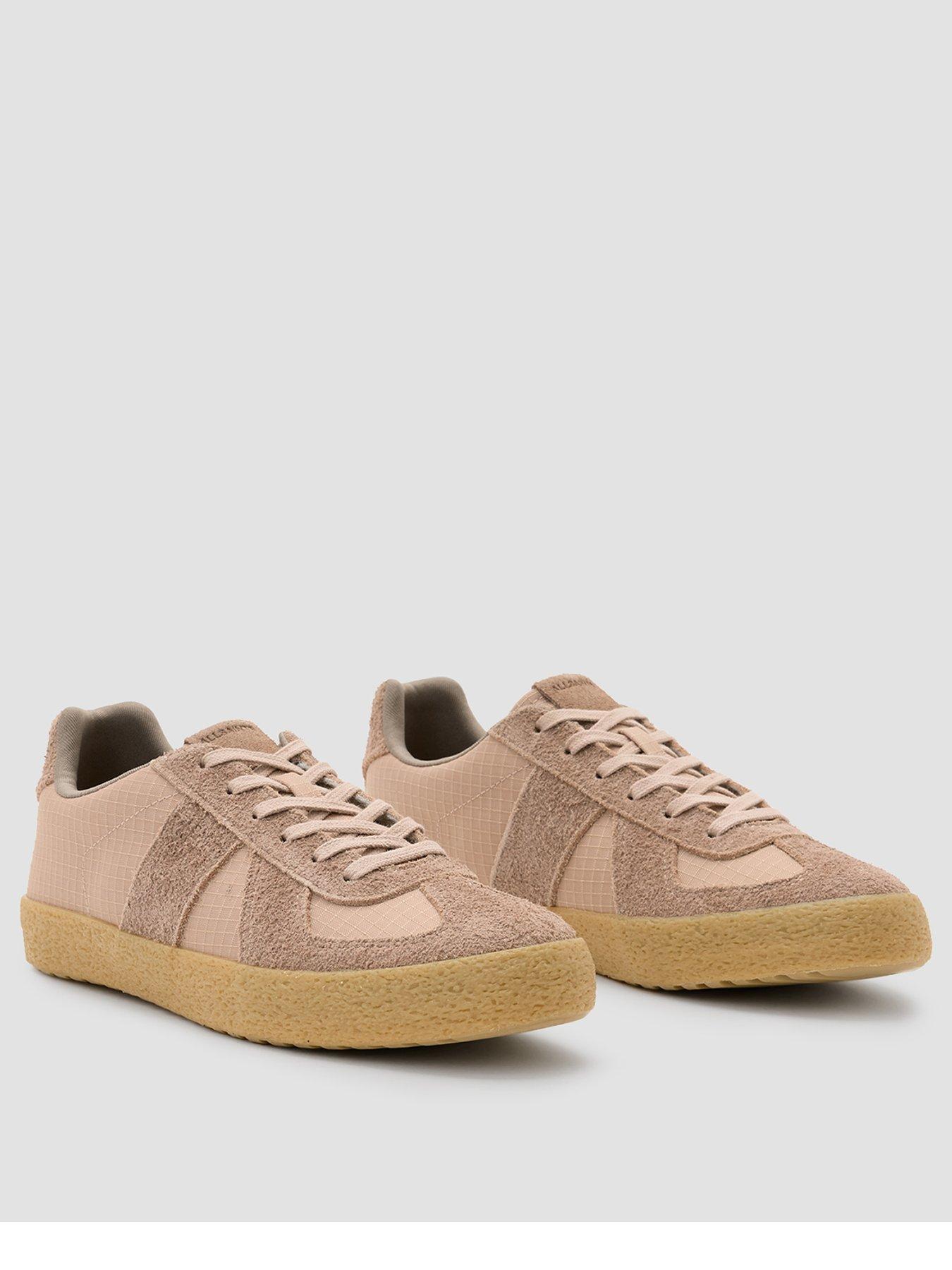 Image 2 of 5 of AllSaints Jaimee Low Top Ripstop Trainers - Pink