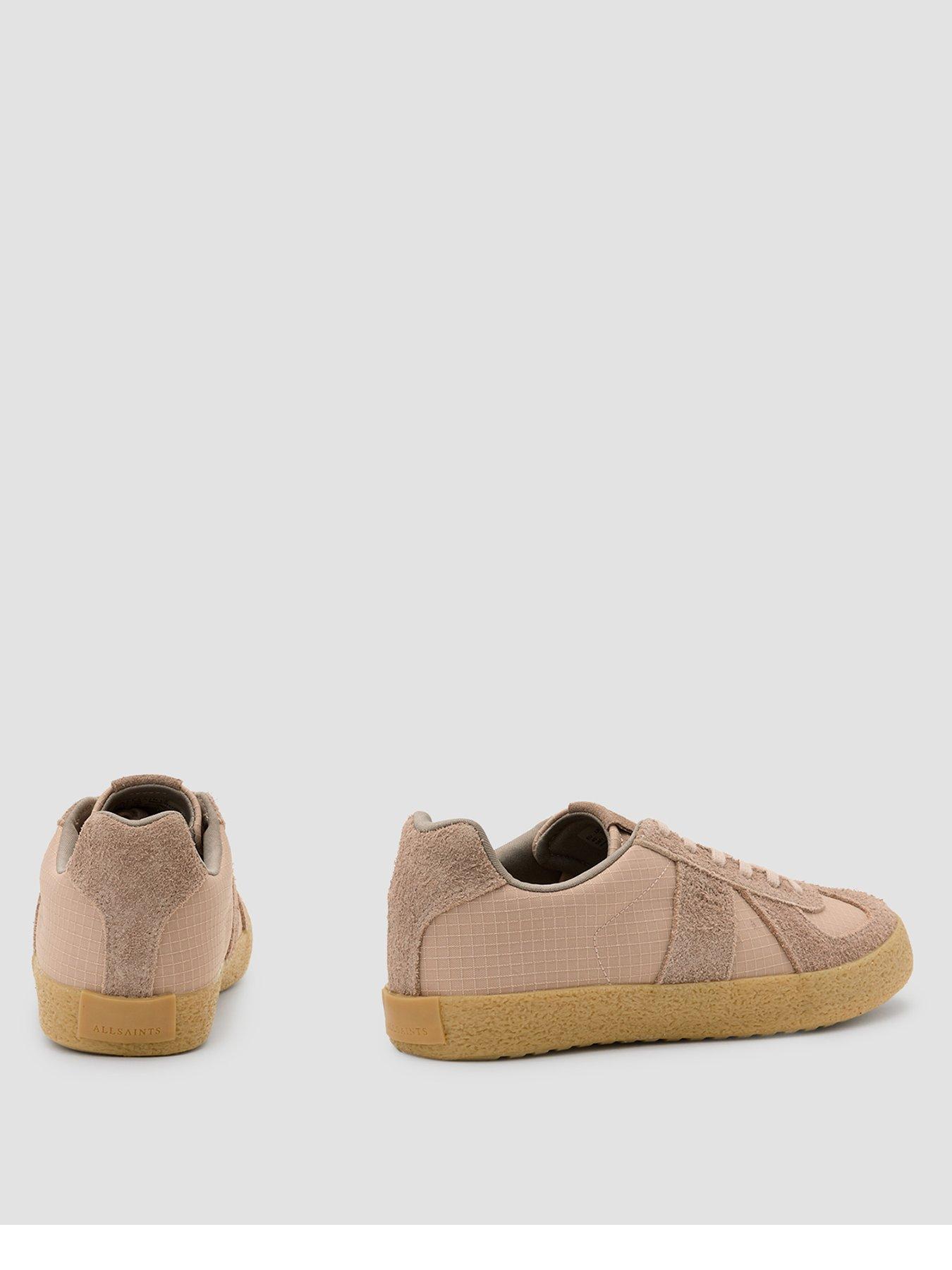 Image 3 of 5 of AllSaints Jaimee Low Top Ripstop Trainers - Pink
