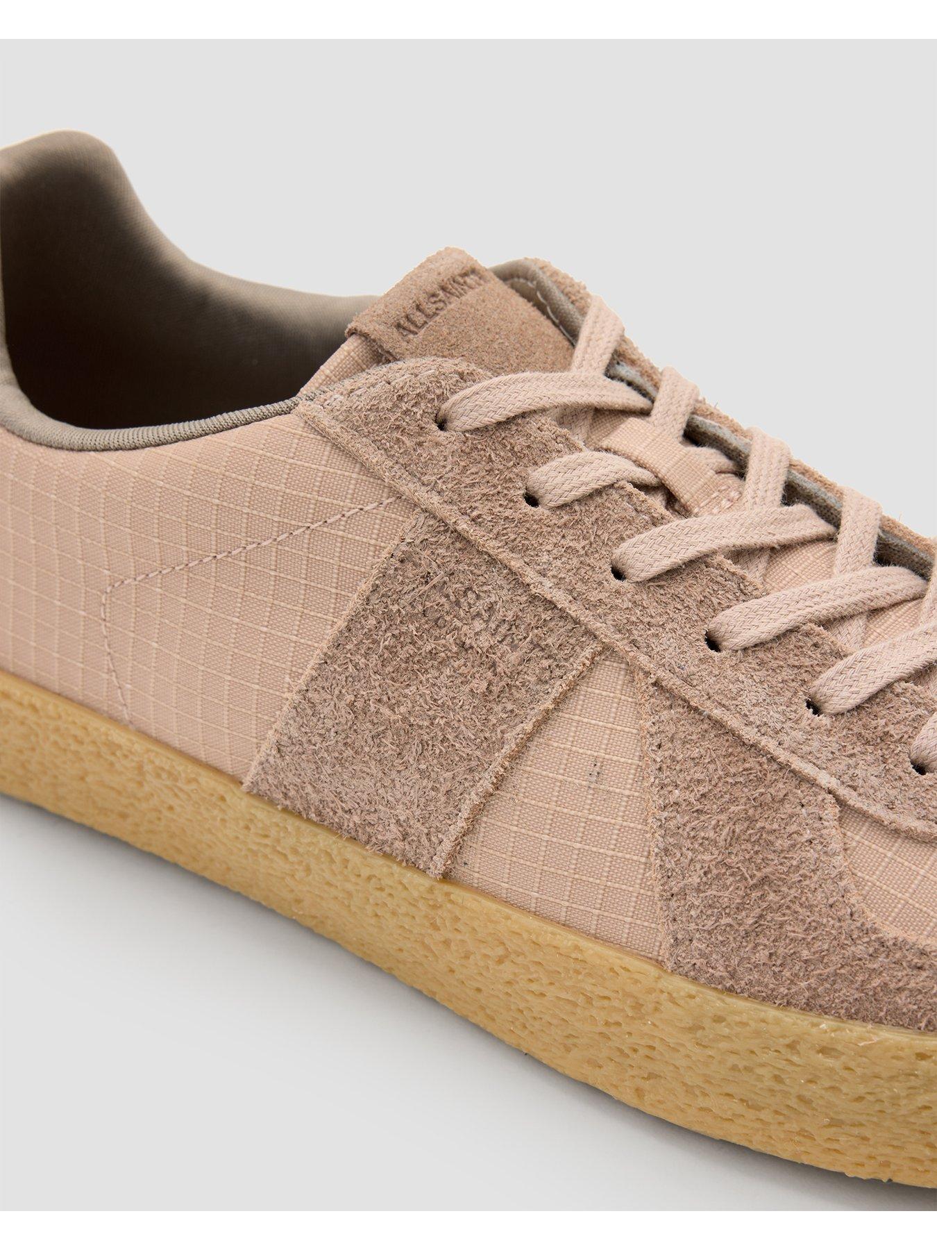 Image 5 of 5 of AllSaints Jaimee Low Top Ripstop Trainers - Pink