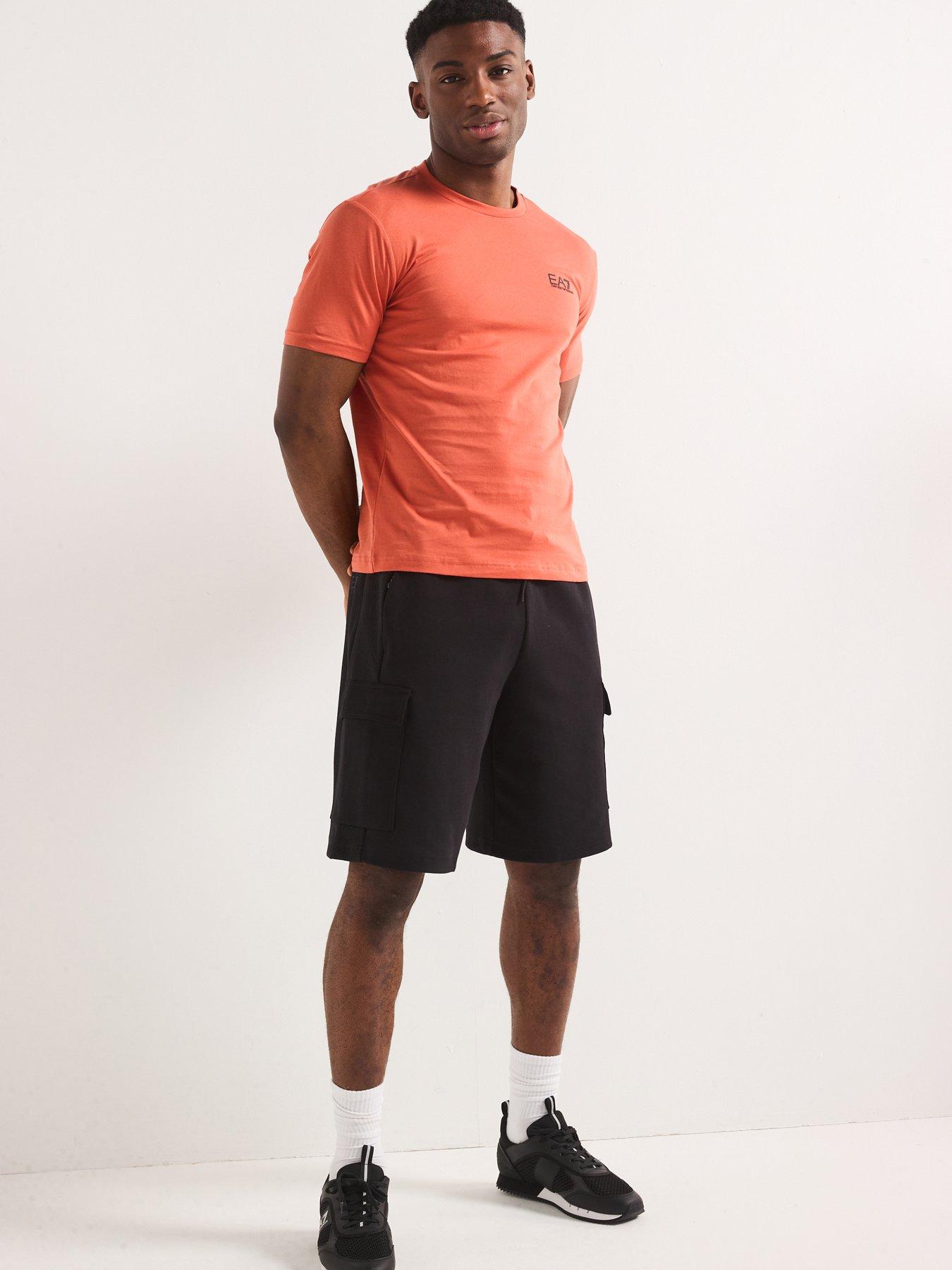 Image 3 of 5 of EA7 Emporio Armani Core ID Crew Neck T-Shirt - Light Red