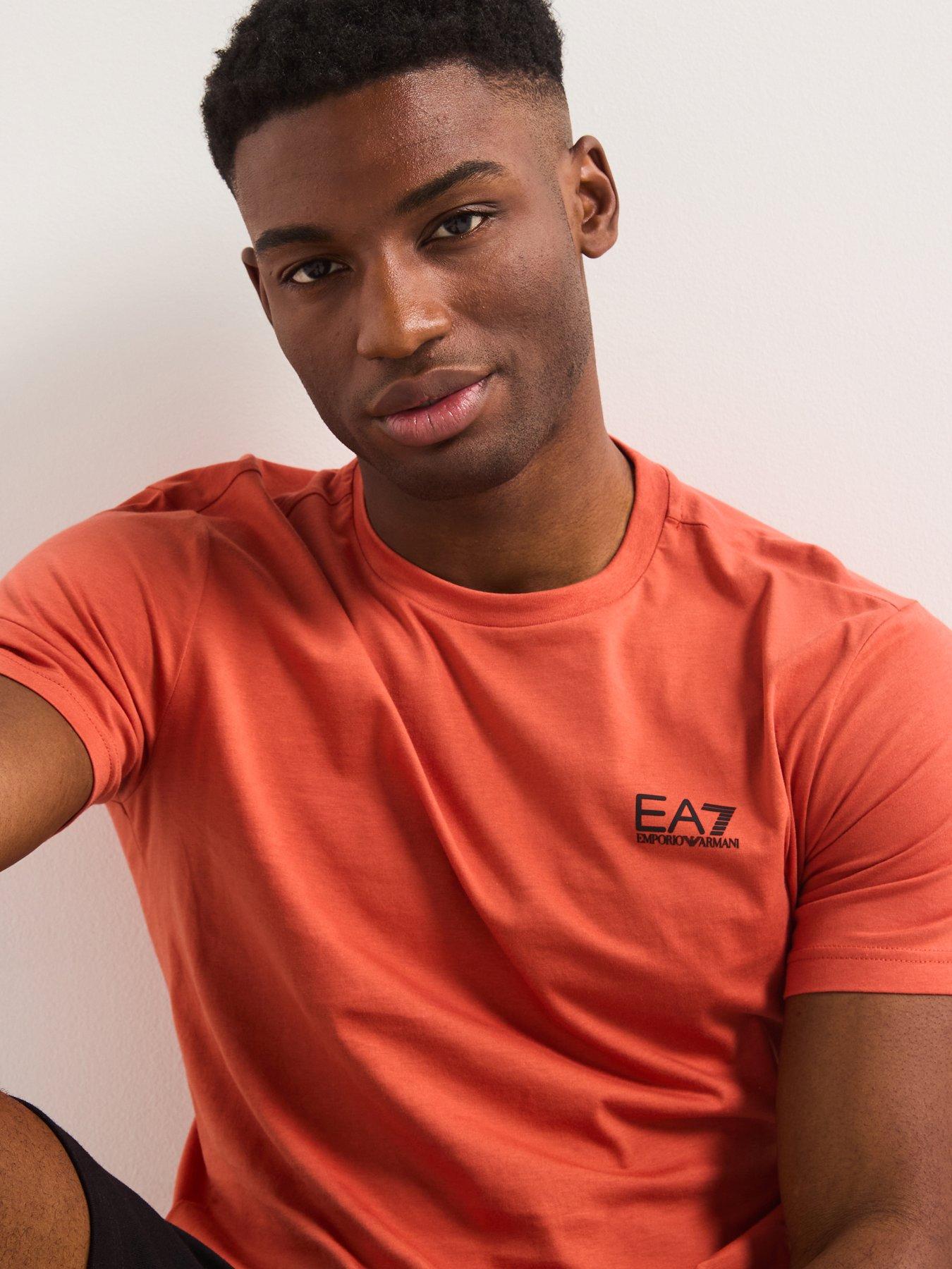 Image 5 of 5 of EA7 Emporio Armani Core ID Crew Neck T-Shirt - Light Red