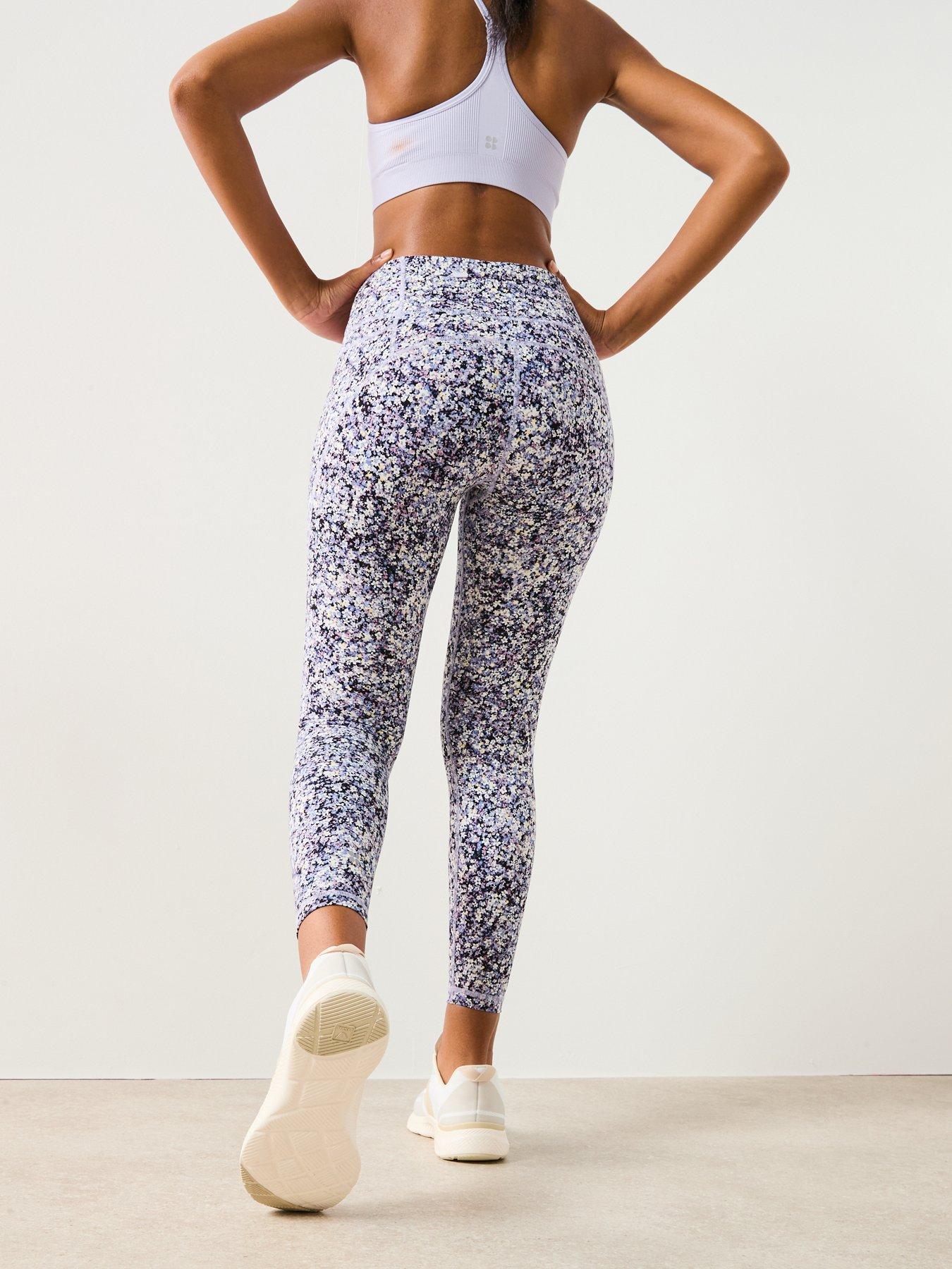 Image 2 of 5 of Sweaty Betty Womens Training Power 7/8 Workout Leggings - Purple