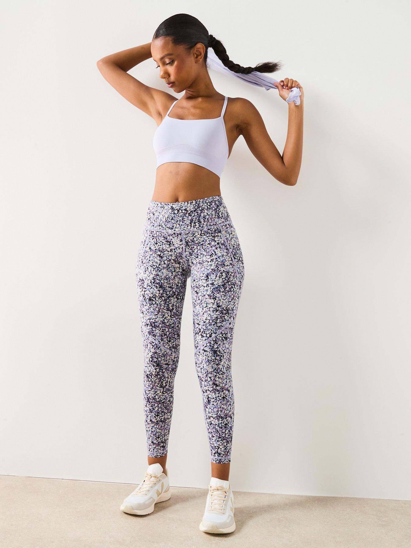 Image 5 of 5 of Sweaty Betty Womens Training Power 7/8 Workout Leggings - Purple