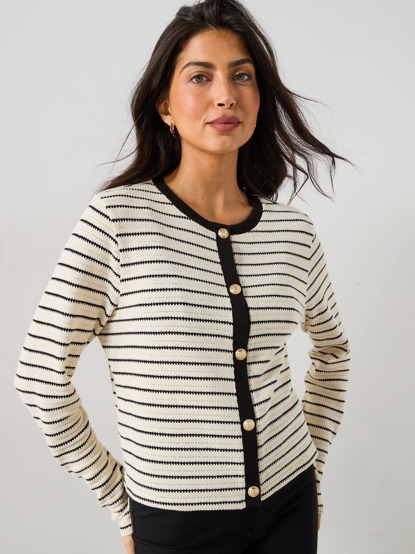 v-by-very-button-detail-long-sleeve-knit-top-stripe