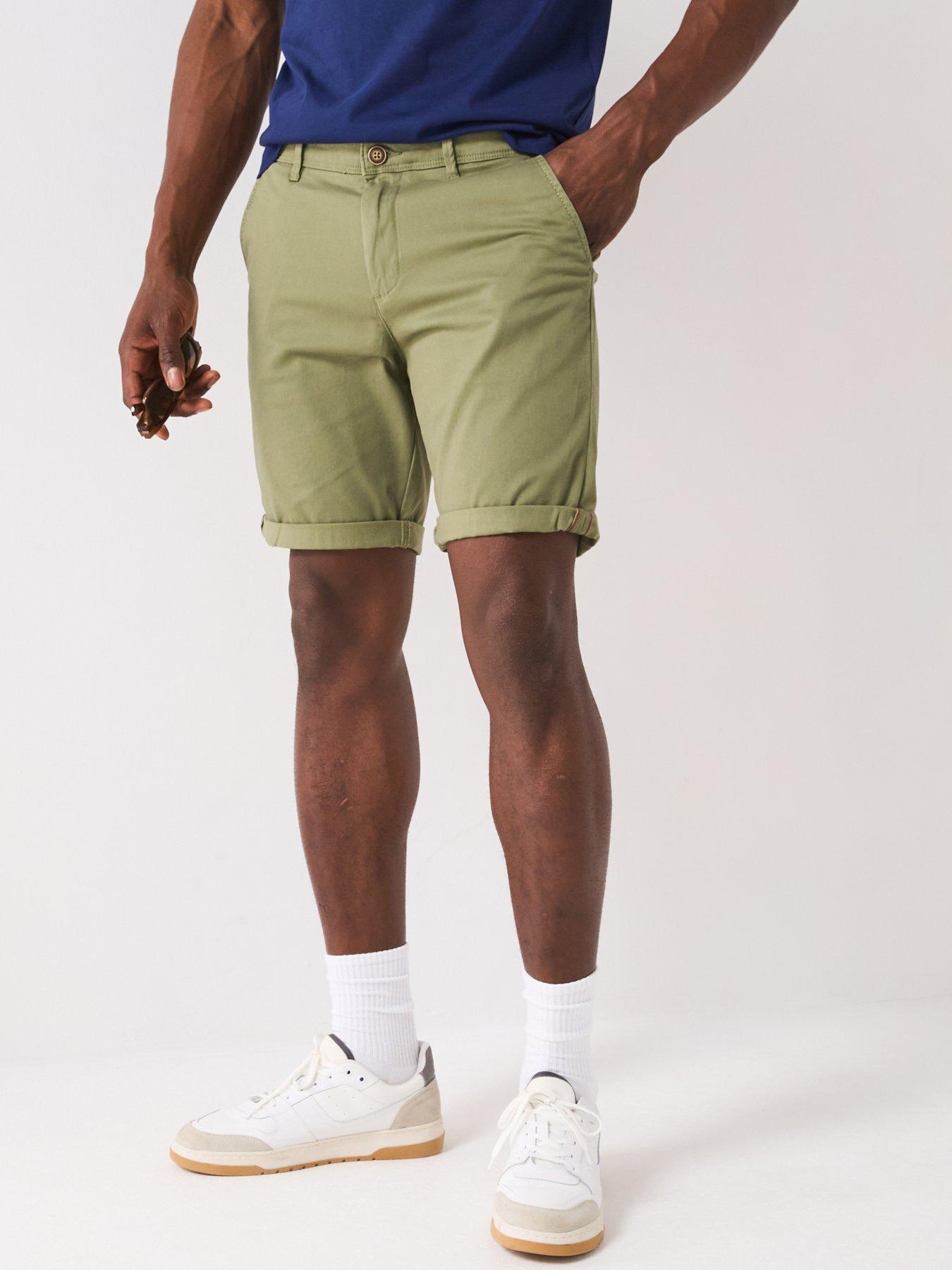 Image 1 of 5 of Jack & Jones Bowie Chino Shorts - Deep Lichen Green