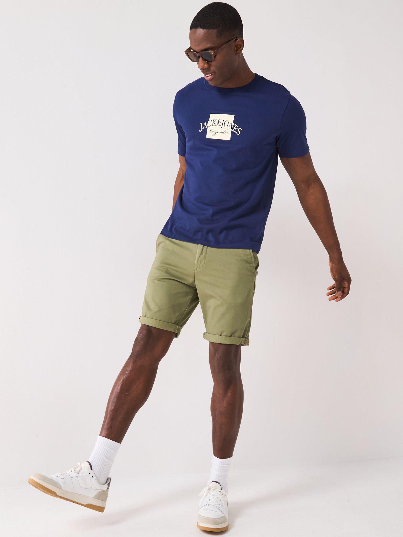 Image 5 of 5 of Jack & Jones Bowie Chino Shorts - Deep Lichen Green