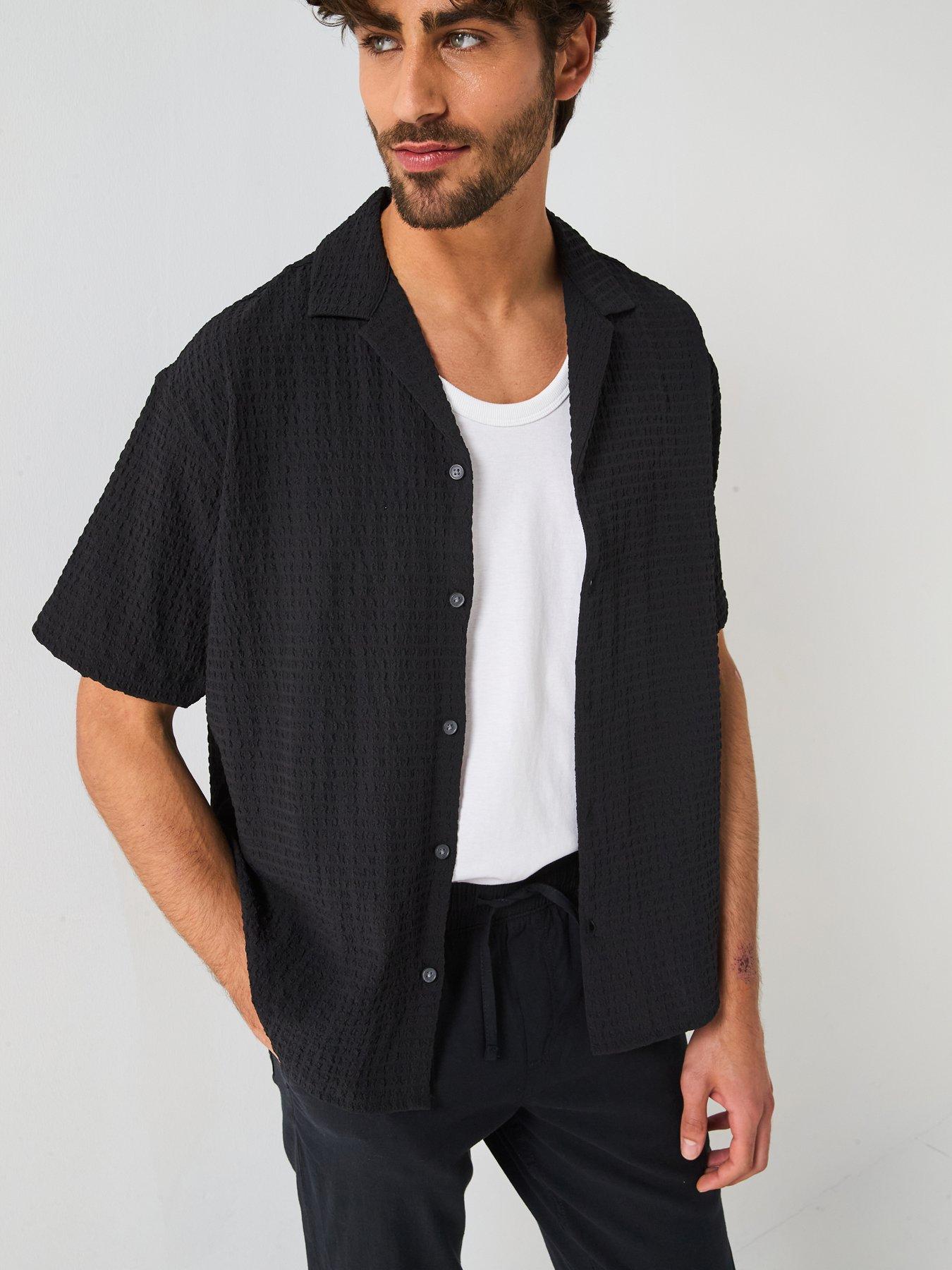 Image 6 of 6 of Jack & Jones Linen Blend Tapered Fit Trousers - Black