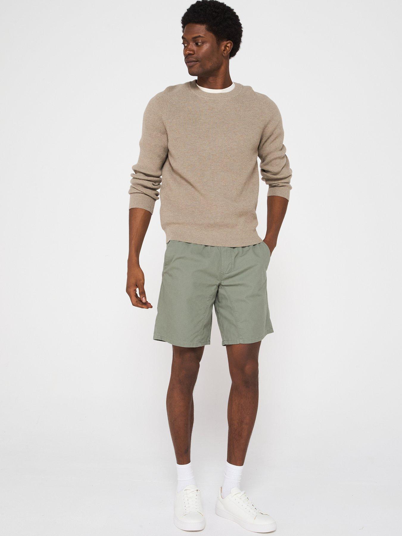 Image 3 of 4 of Jack & Jones Jaiden Reef Elasticated Woven Shorts - Agave Green