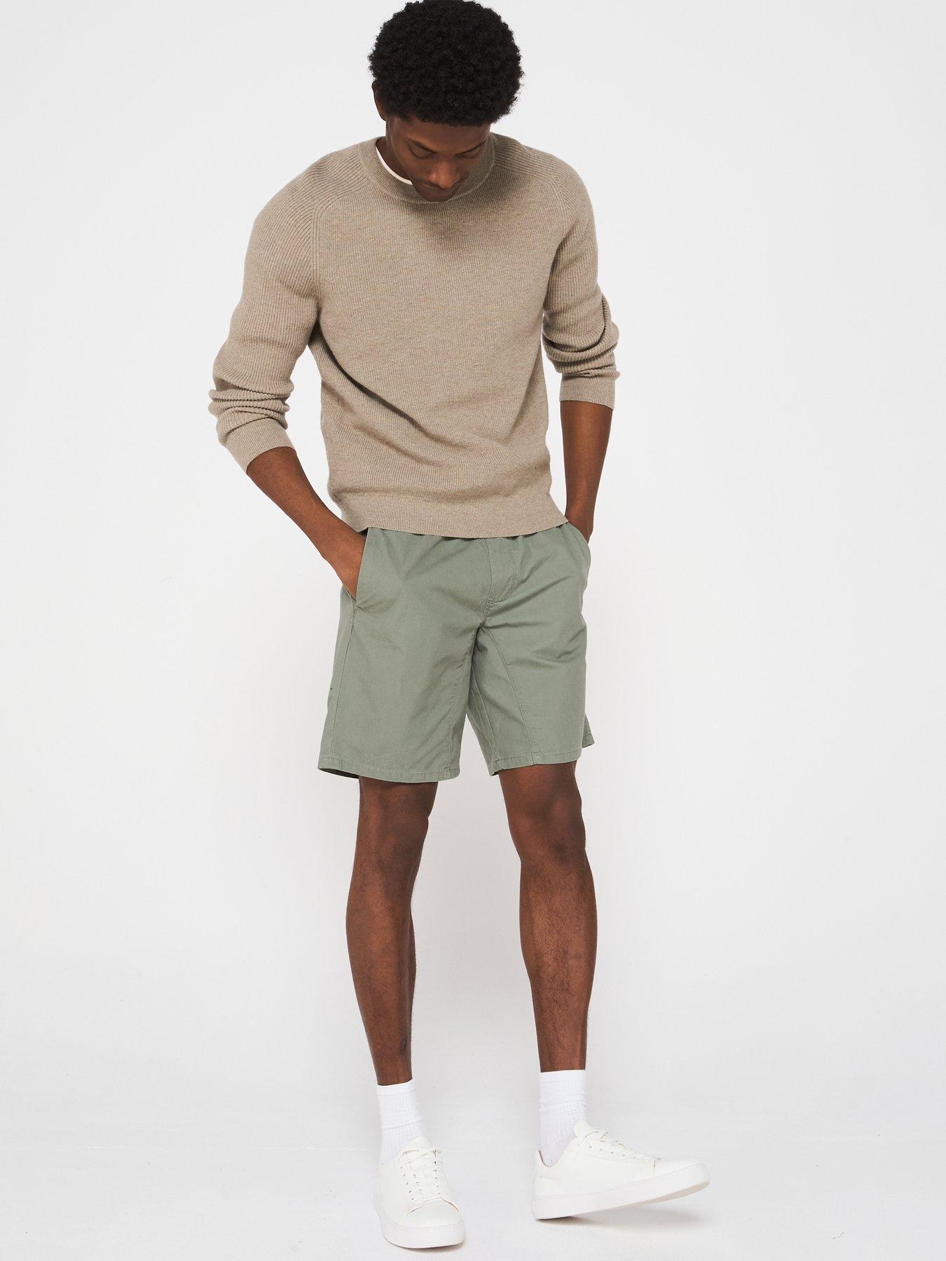 Image 4 of 4 of Jack & Jones Jaiden Reef Elasticated Woven Shorts - Agave Green