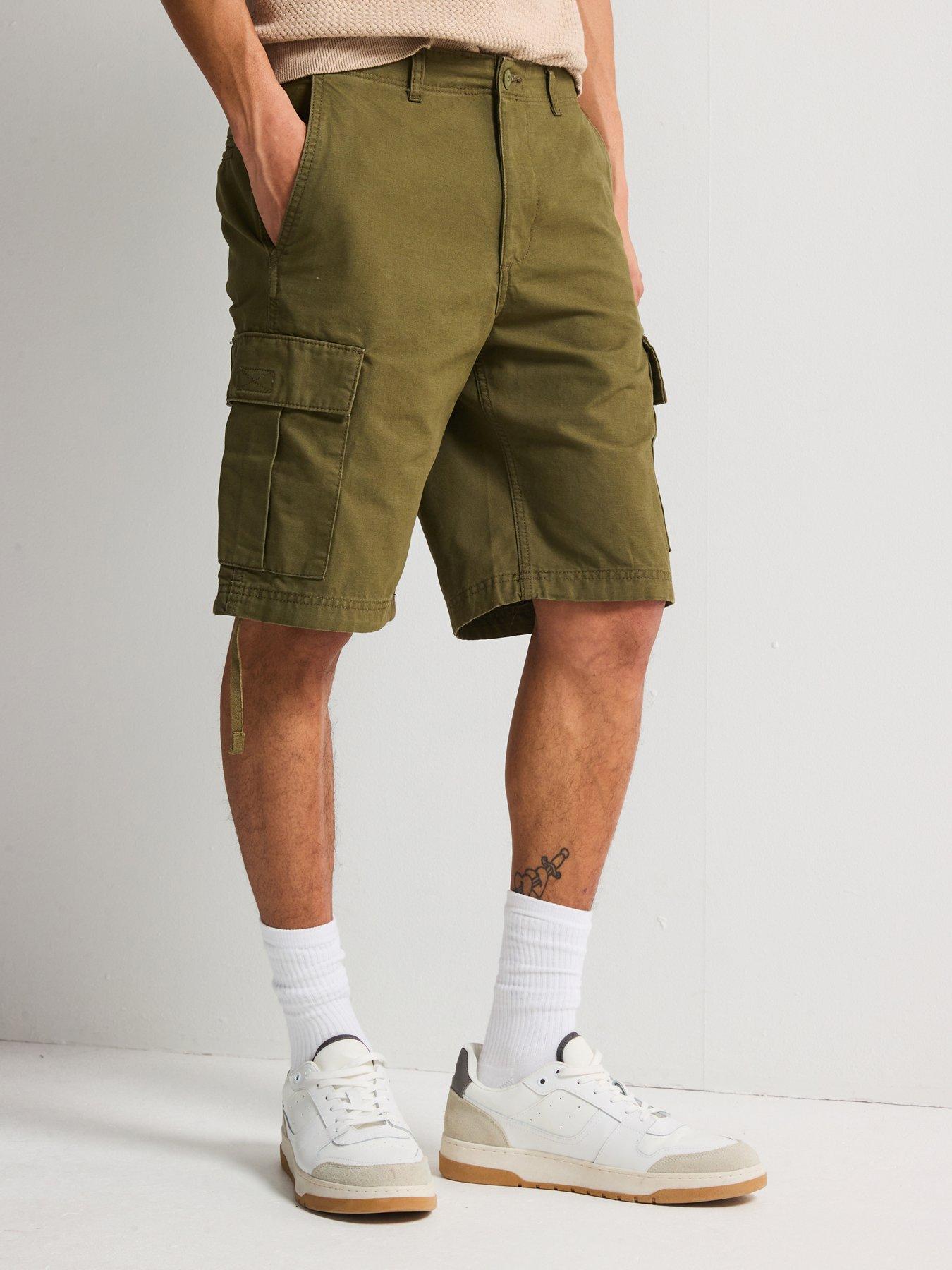 jack-jones-cole-barkley-cargo-shorts-olive-night