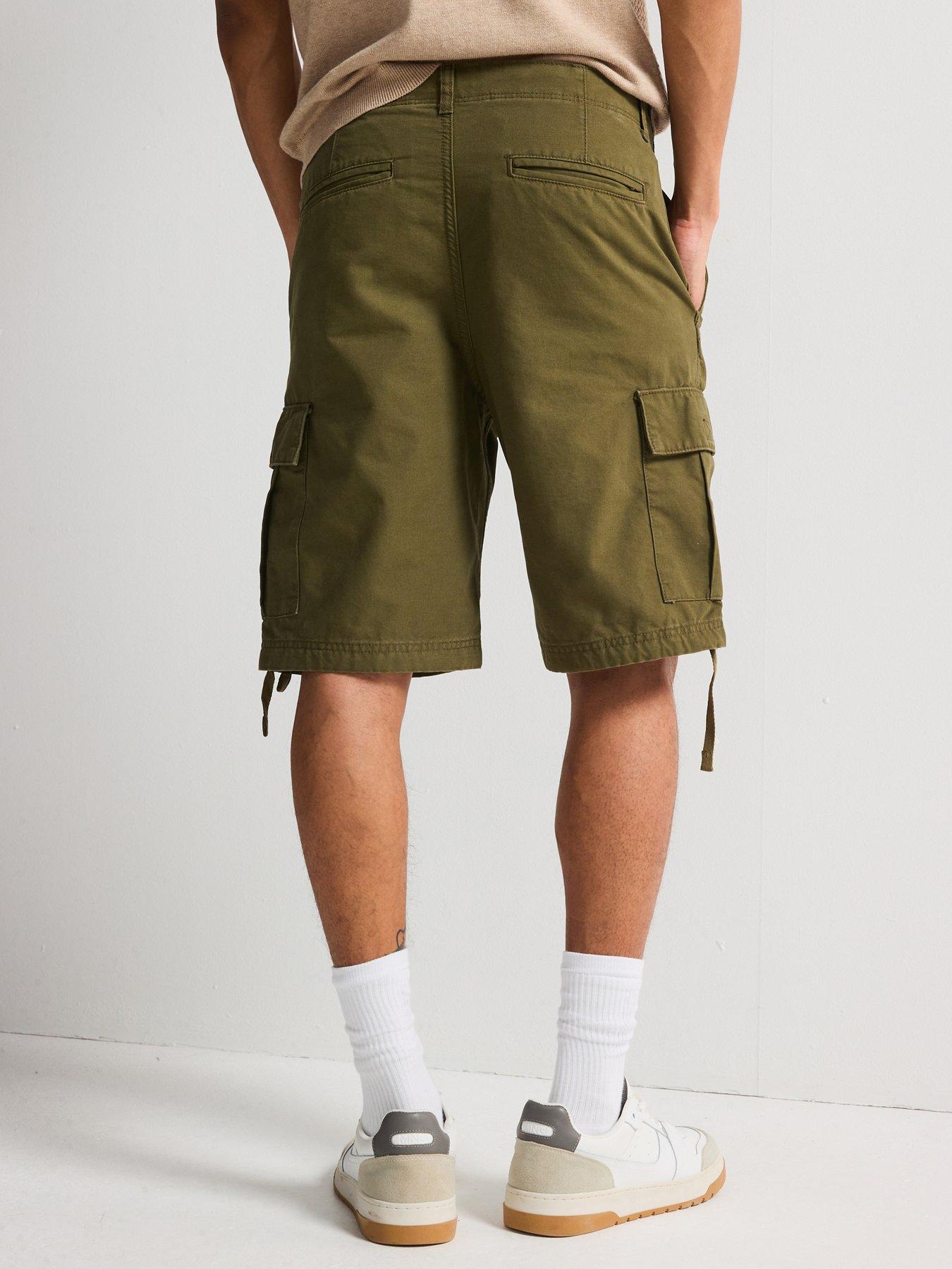Image 2 of 4 of Jack & Jones Cole Barkley Cargo Shorts - Olive Night