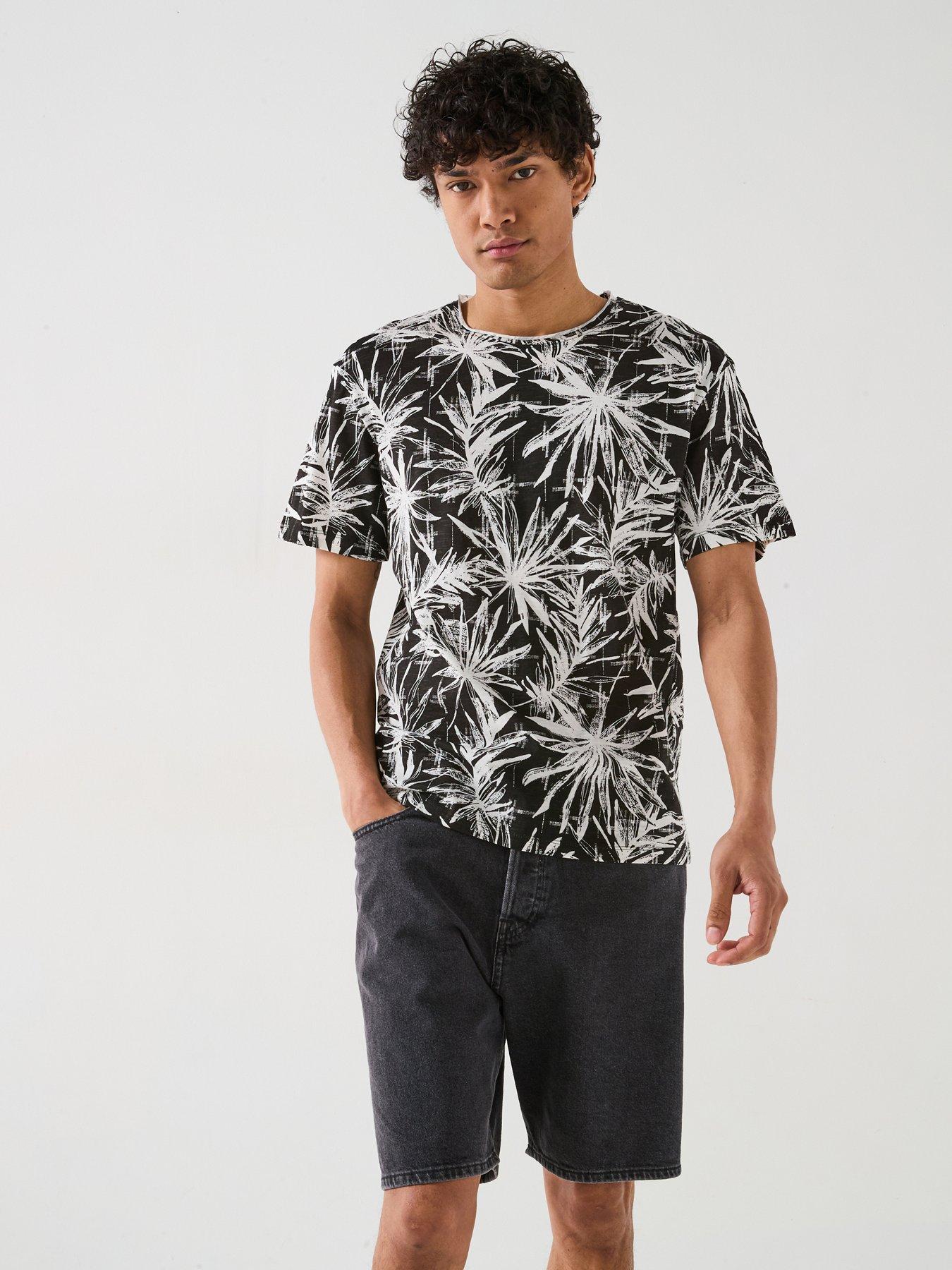 Image of Jack & Jones Bryan Printed T-Shirt - Black