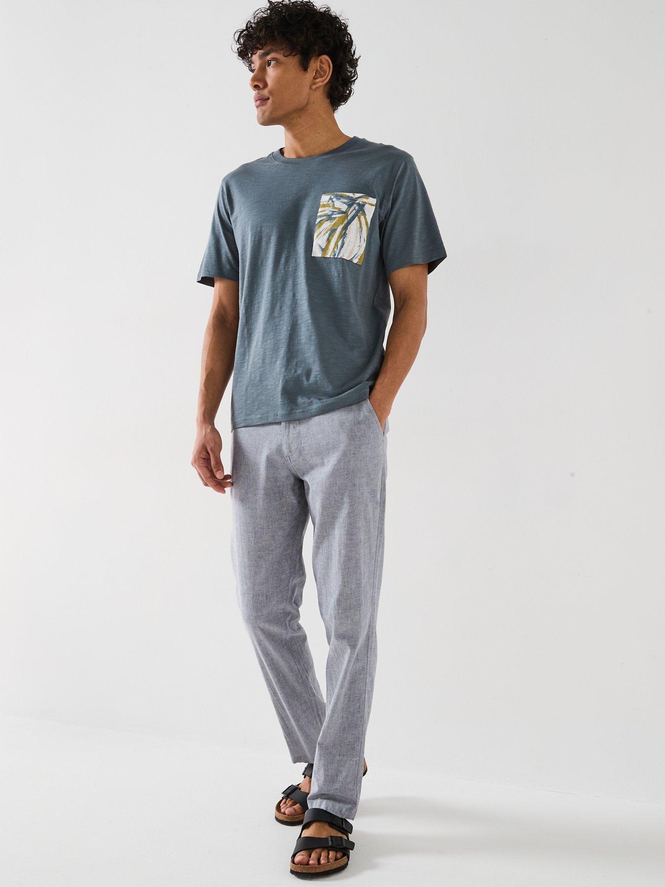 Image 3 of 6 of Jack & Jones Ollie Dave Breeze Chinos - Blue Indigo