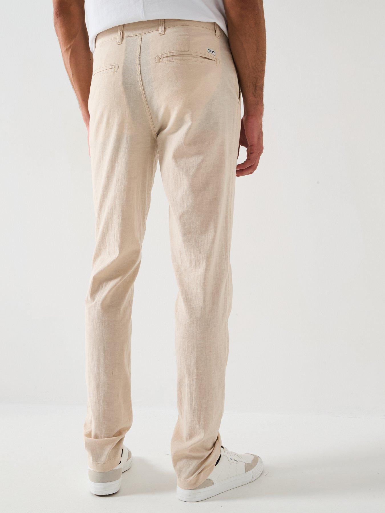 Image 2 of 6 of Jack & Jones Ollie Dave Breeze Chinos - Moonbeam