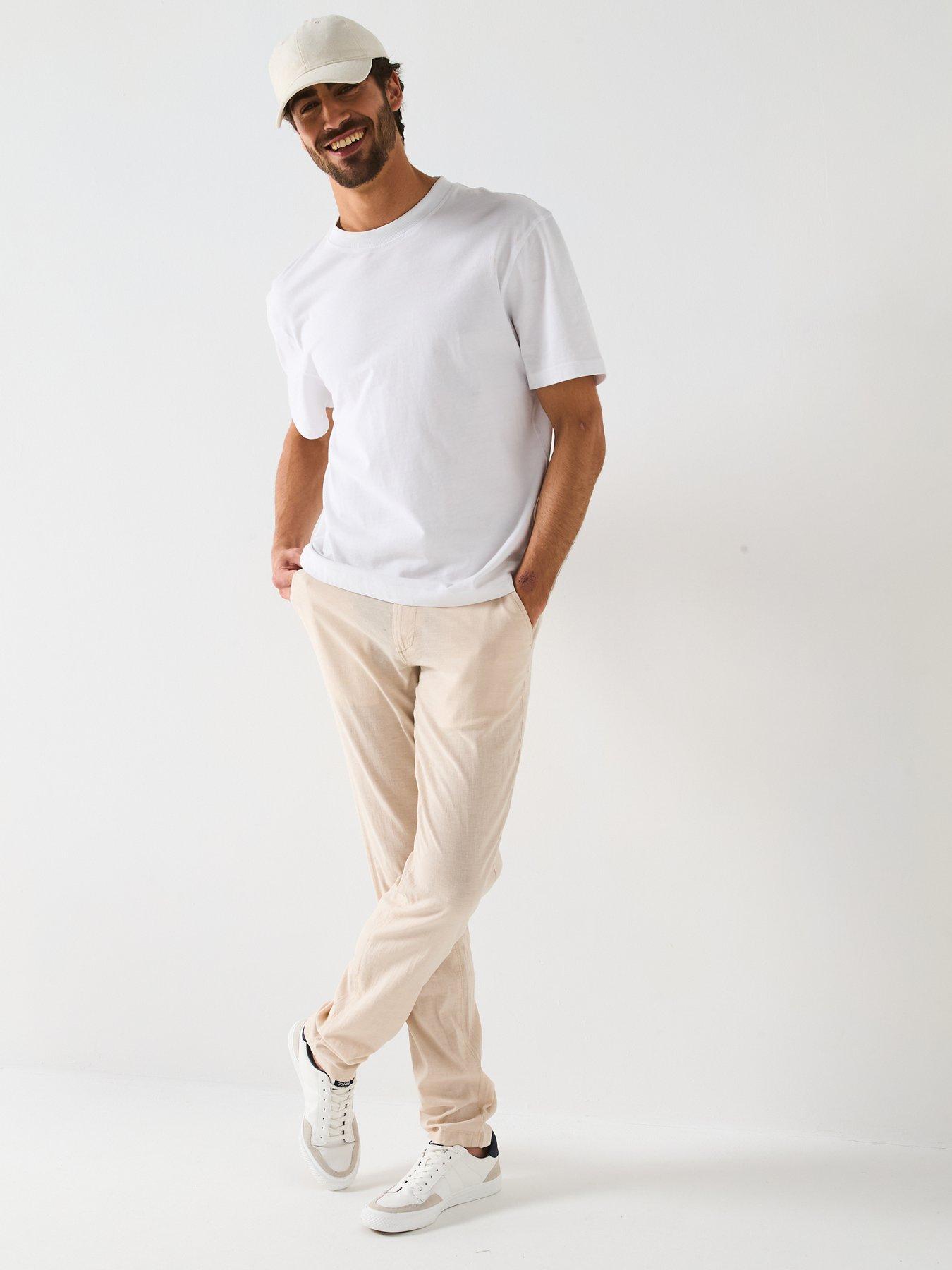 Image 3 of 6 of Jack & Jones Ollie Dave Breeze Chinos - Moonbeam