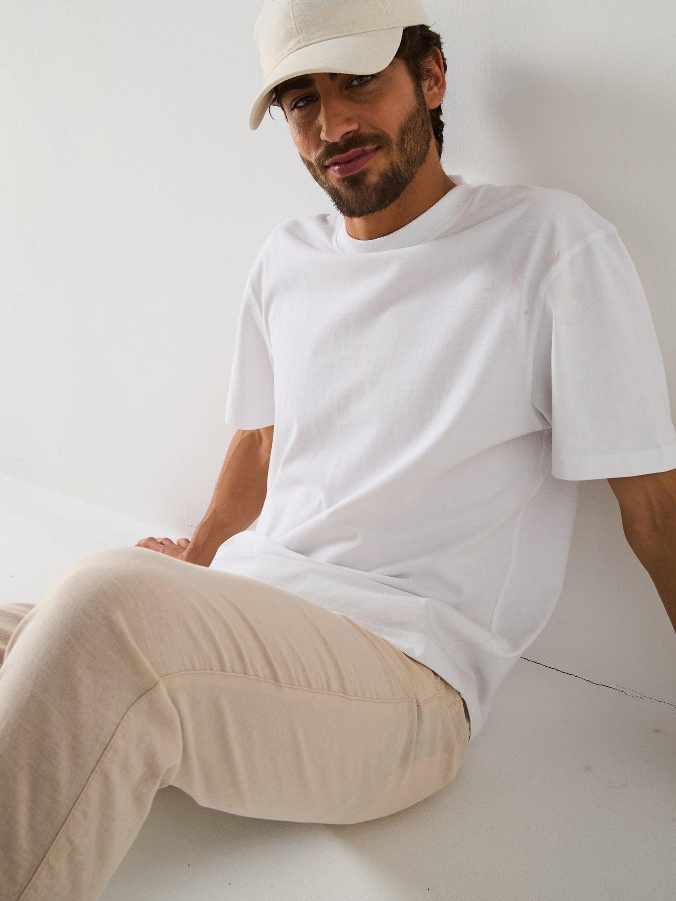 Image 4 of 6 of Jack & Jones Ollie Dave Breeze Chinos - Moonbeam