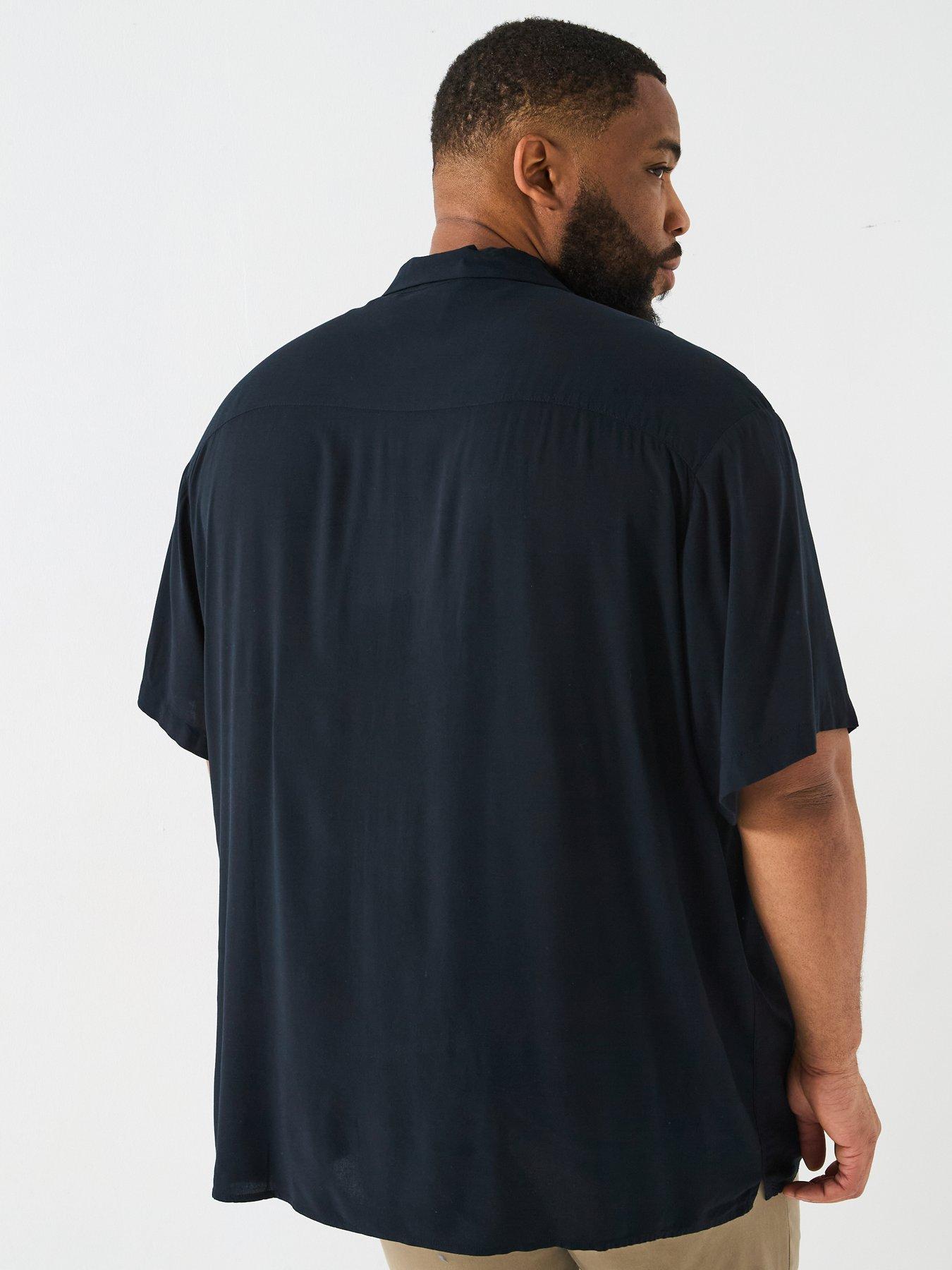 jack-jones-plus-size-jeff-solid-resort-shirt-blackstillFront