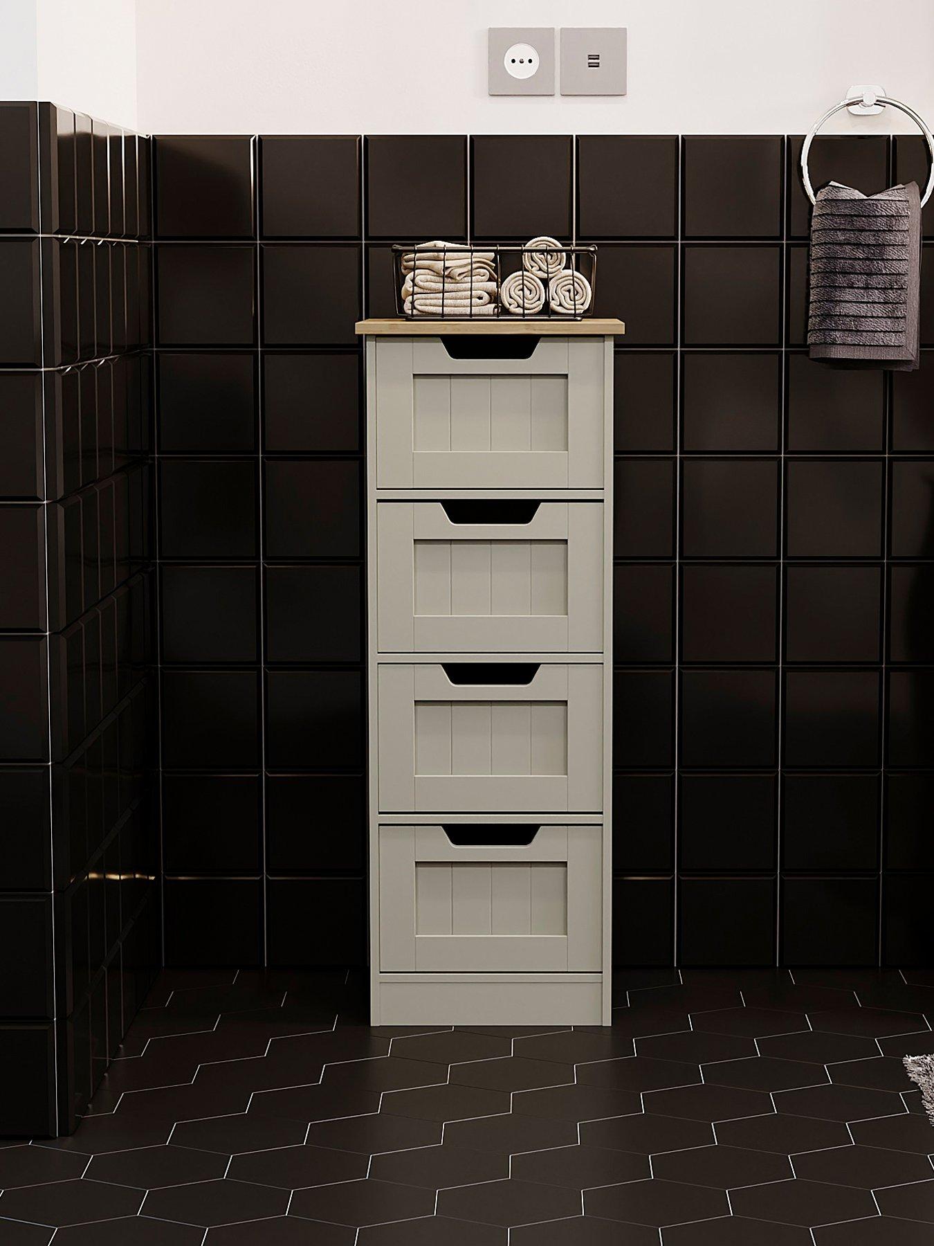 undefined Priano 4 Drawer Freestanding Unit