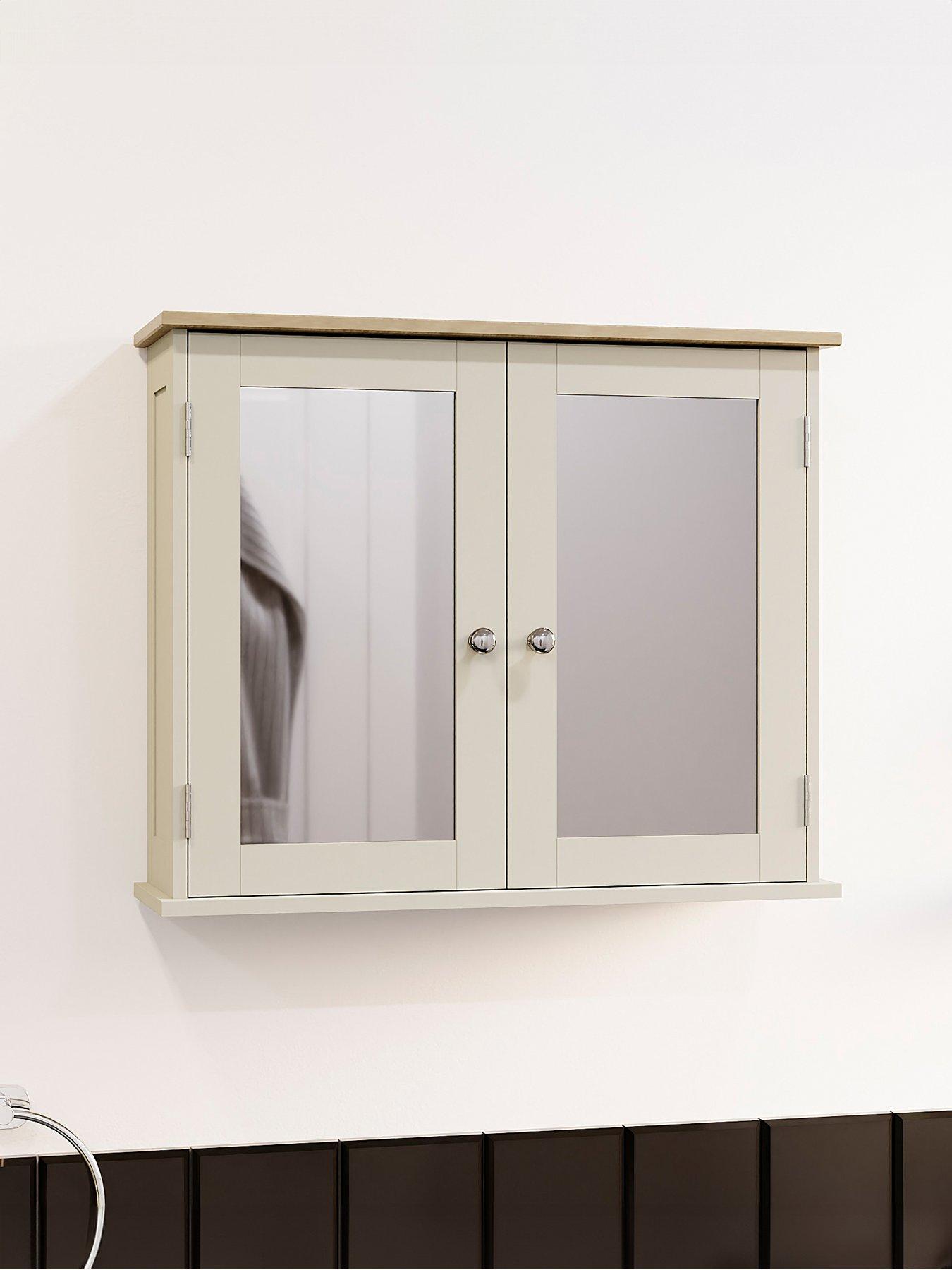 Bath Vida Priano 2 Door Mirrored Wall Cabinet