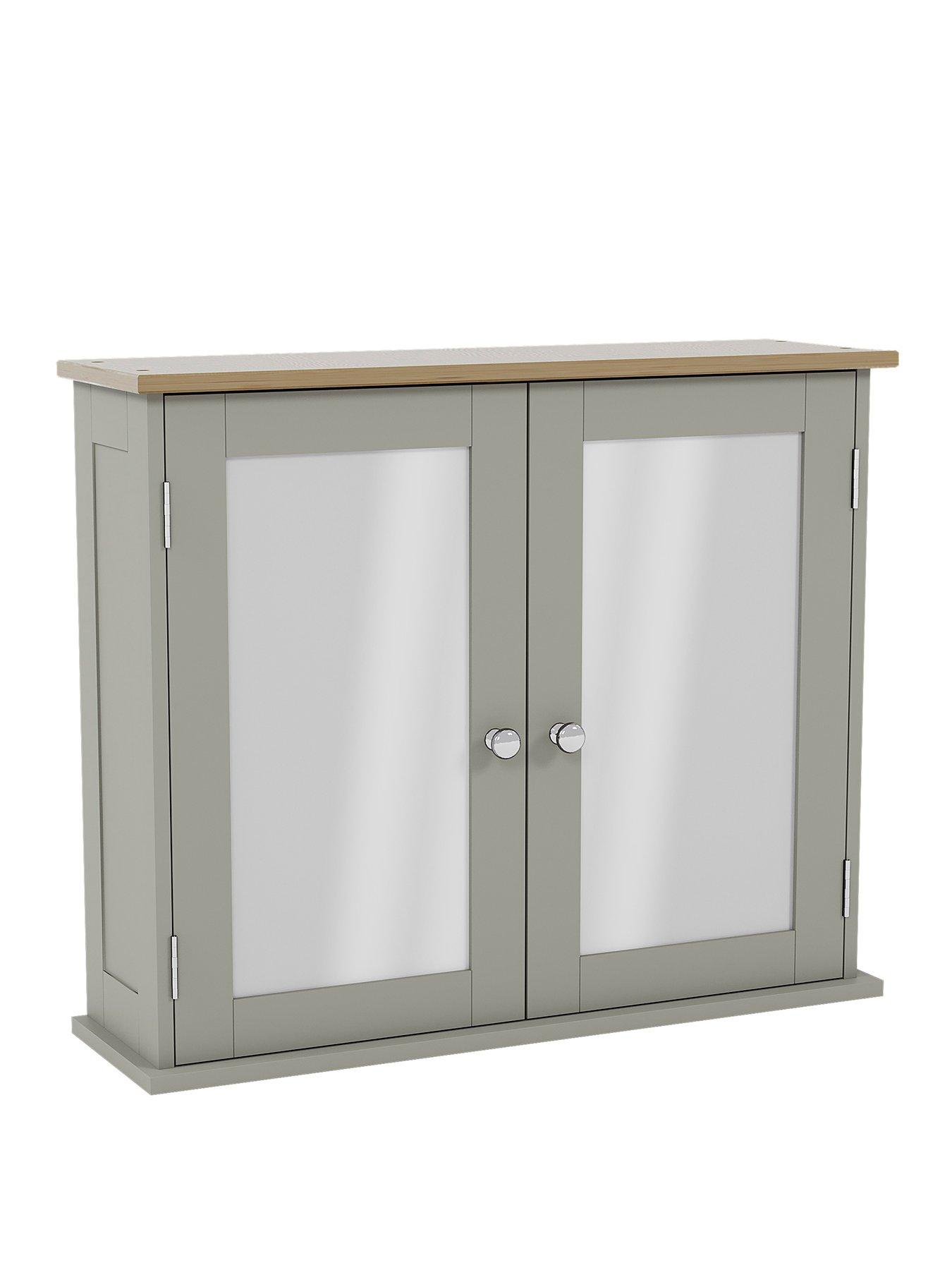Image 2 of 7 of Bath Vida Priano 2 Door Mirrored Wall Cabinet