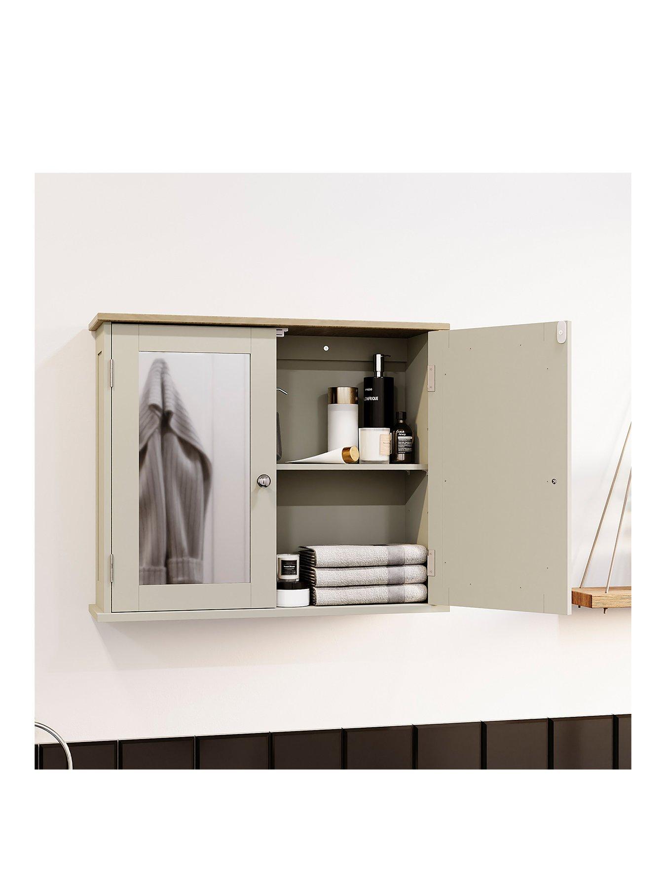 Image 3 of 7 of Bath Vida Priano 2 Door Mirrored Wall Cabinet