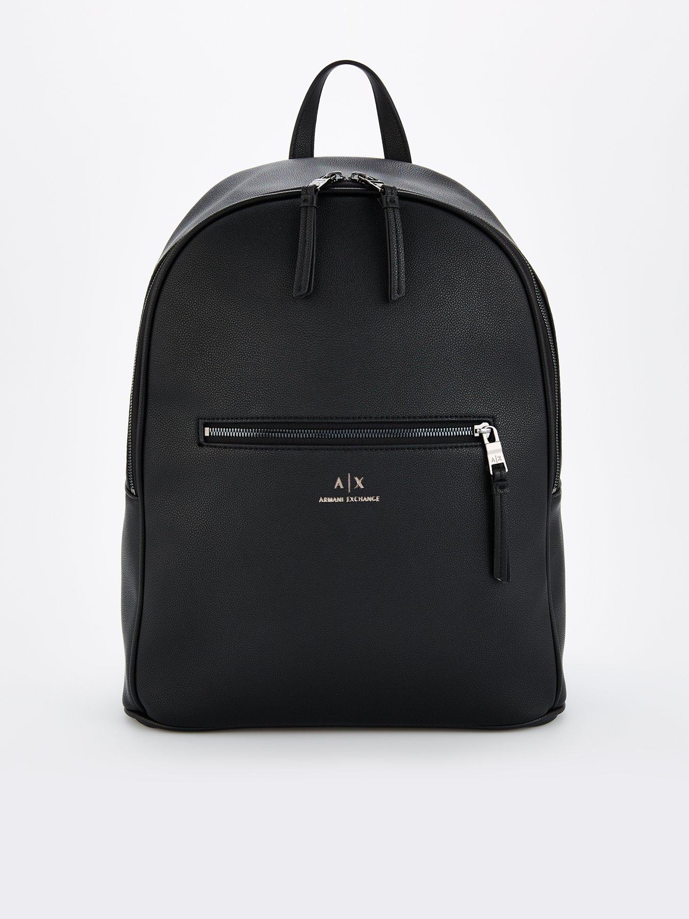 armani-exchange-dino-backpack-black