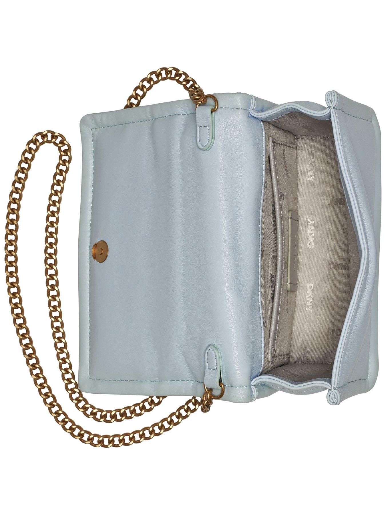 Image 4 of 4 of DKNY Maggie Clutch Bag - Light Blue