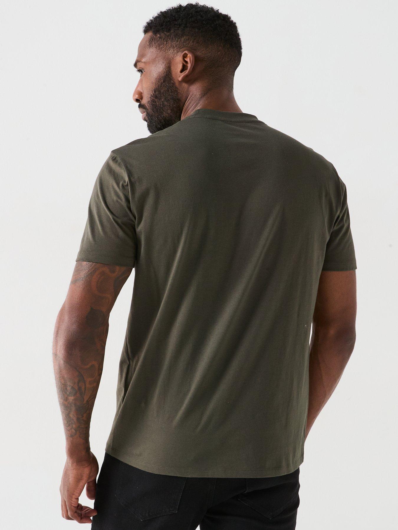 armani-exchange-printed-logo-t-shirt-dark-khakistillFront
