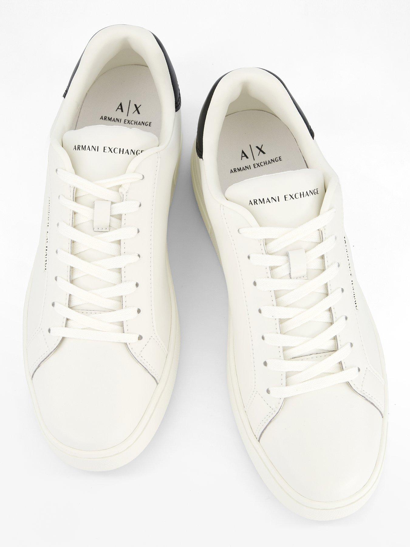 armani-exchange-action-leather-trainers-whiteoutfit