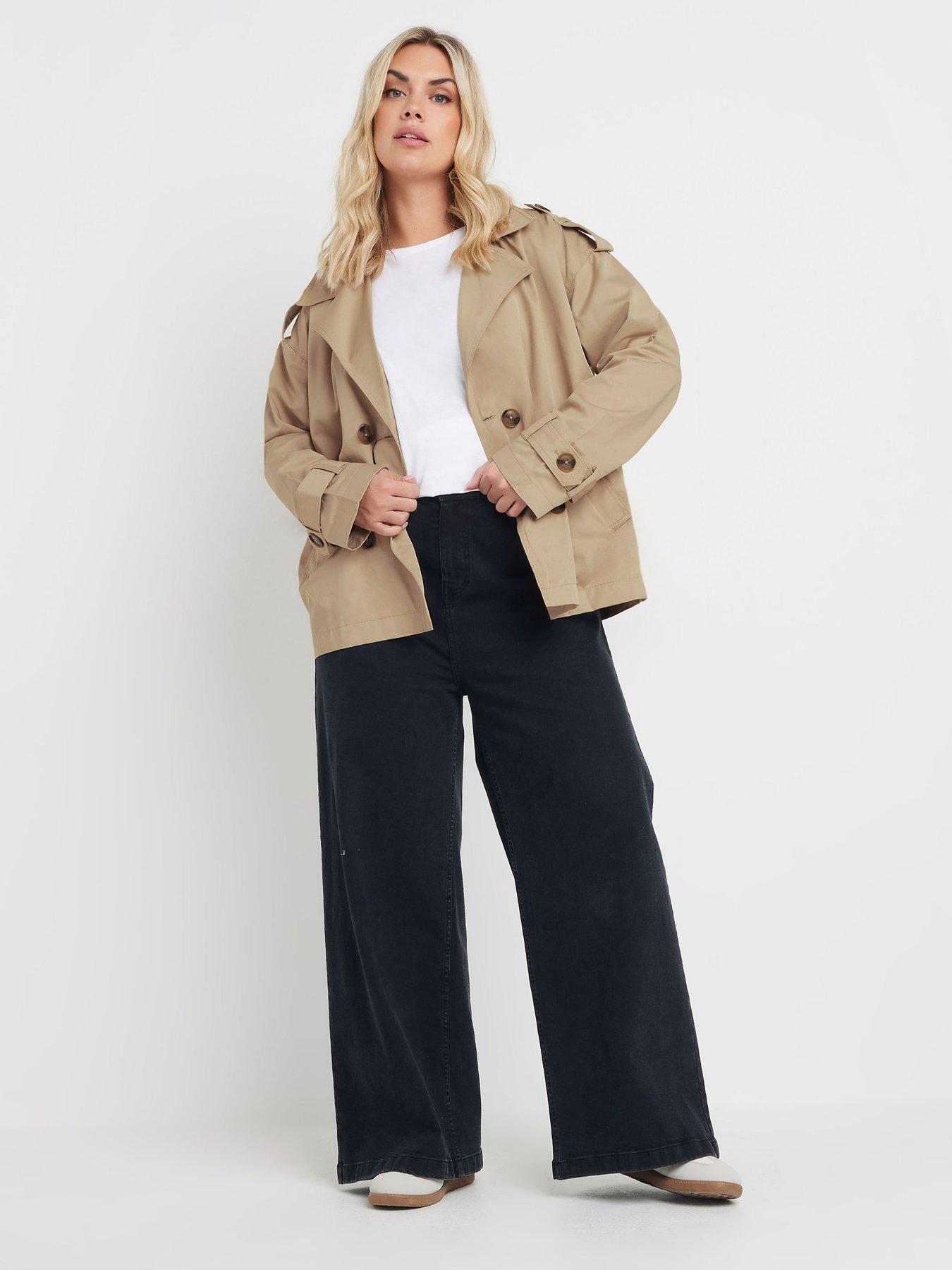 yours-curve-short-trench-naturalback