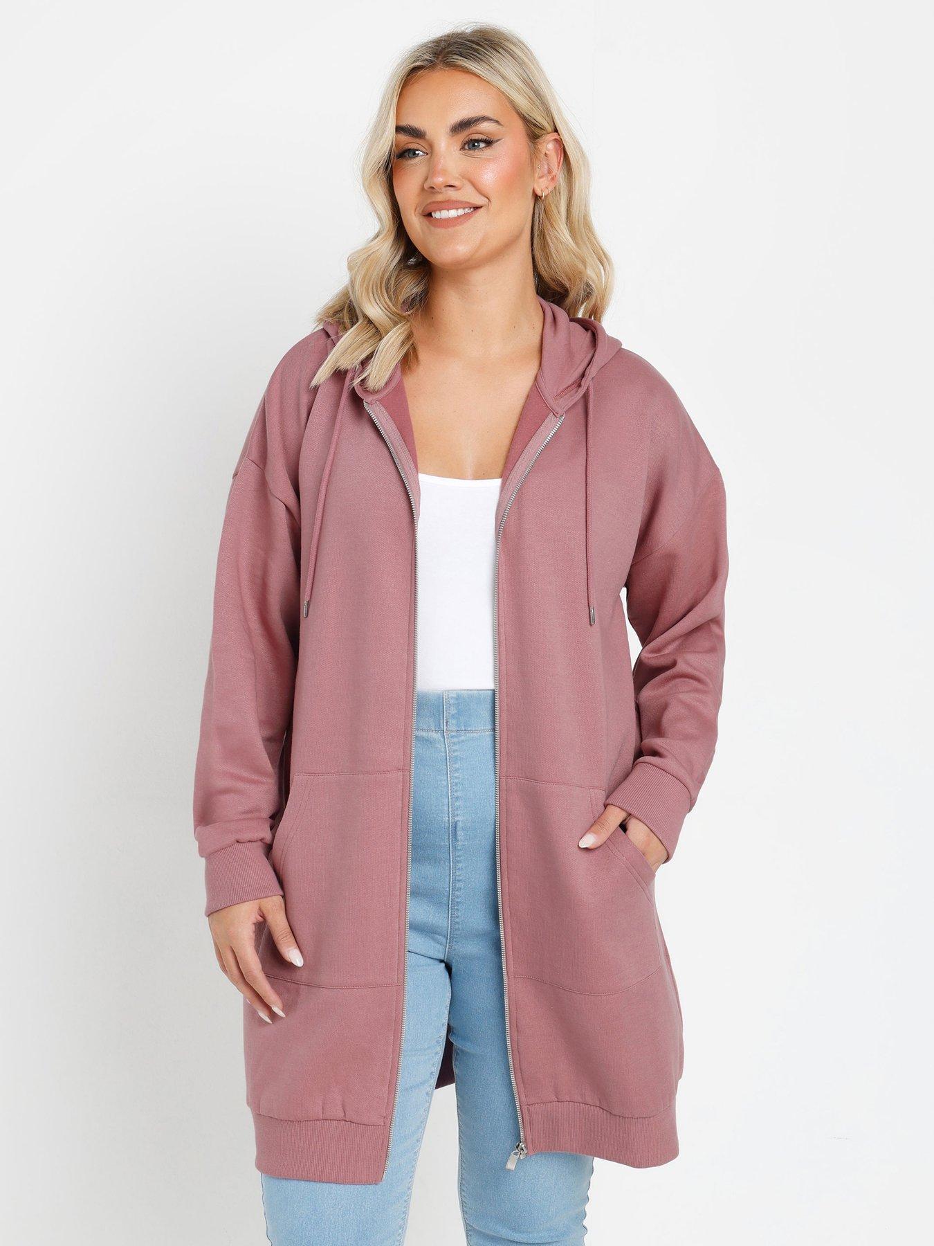 yours-curve-longline-zip-through-sweatshirt-pink