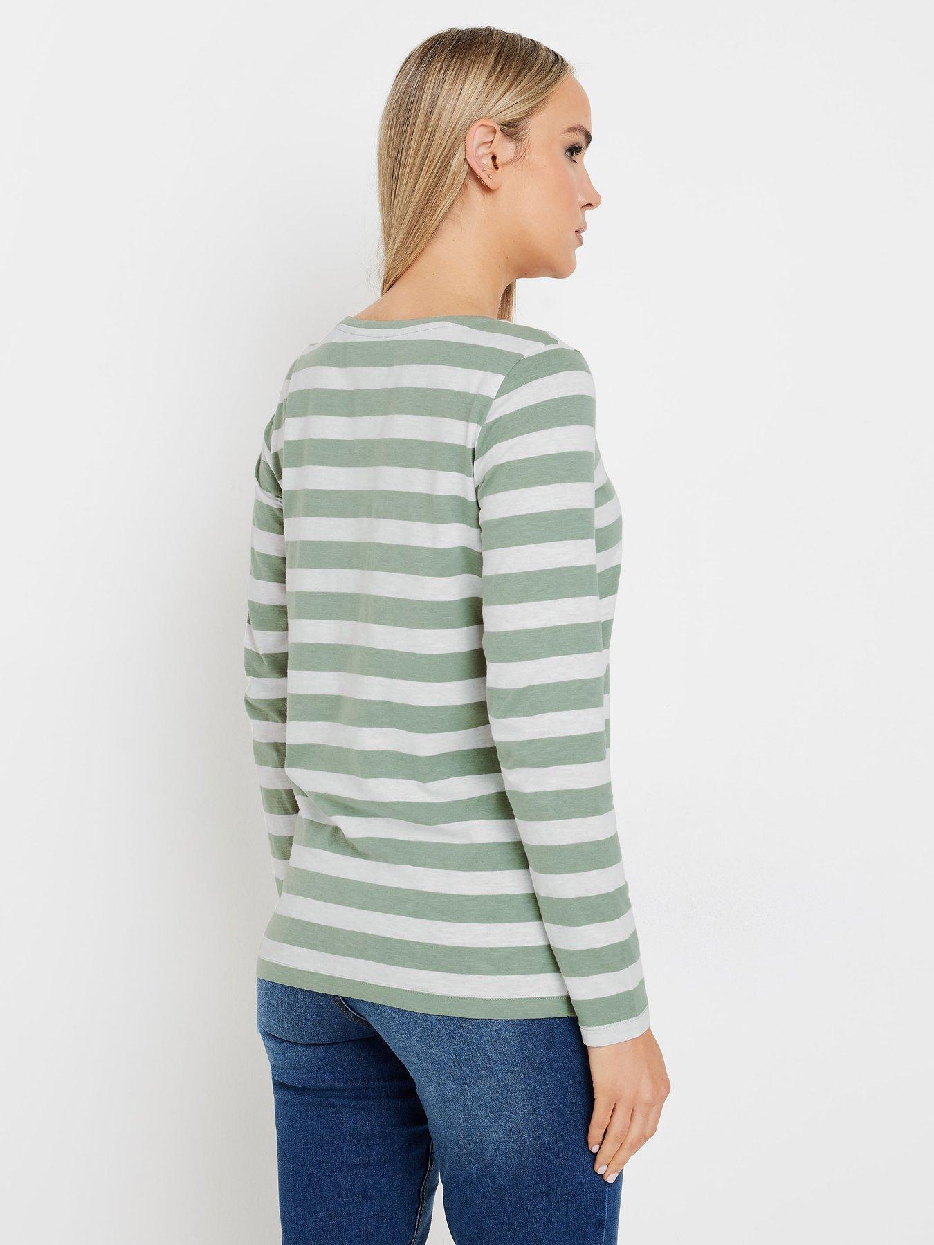 long-tall-sally-2-pack-v-neck-t-shirt-greenstillFront