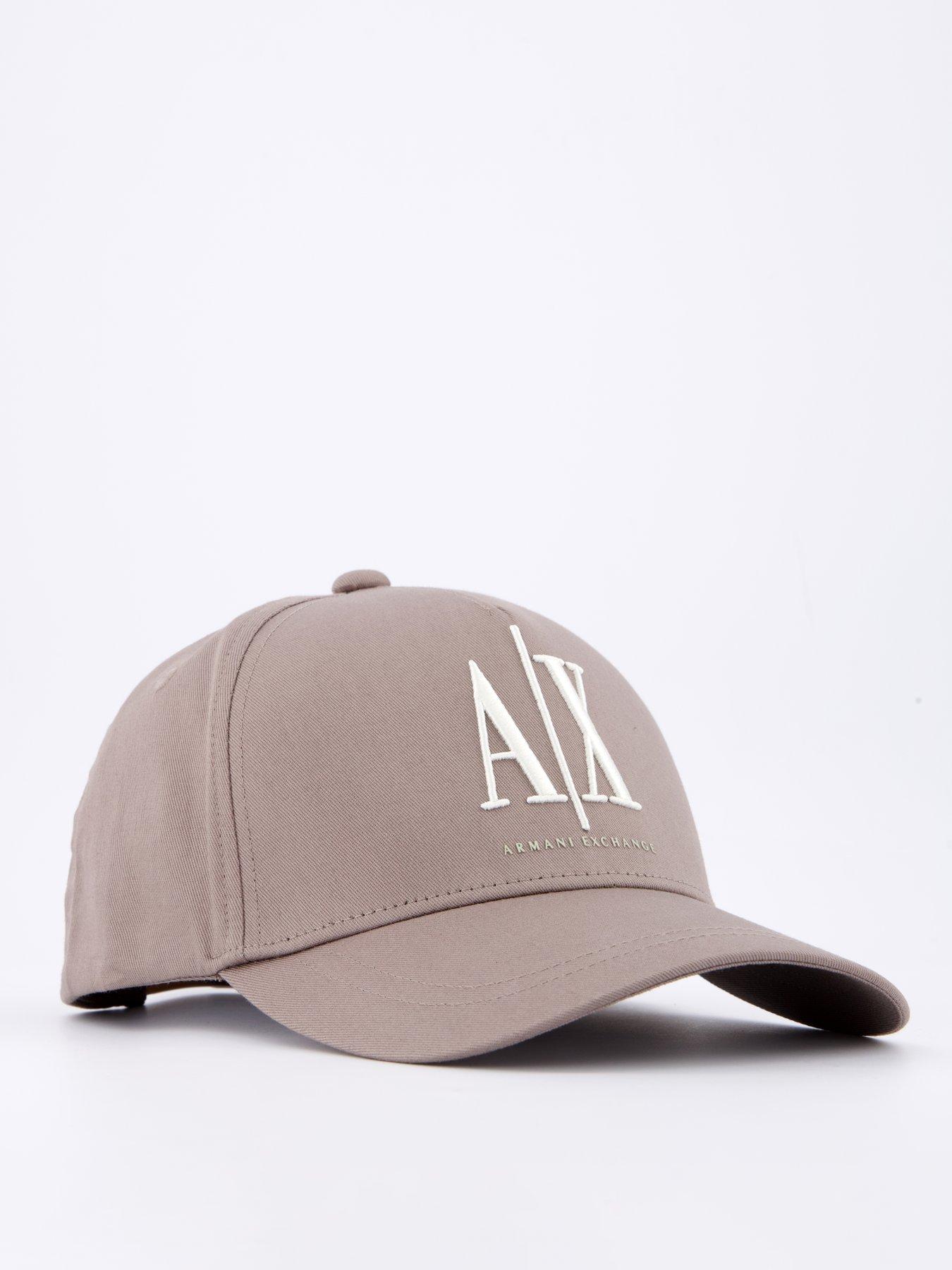Image 4 of 4 of Armani Exchange Logo Baseball Cap - Light Brown