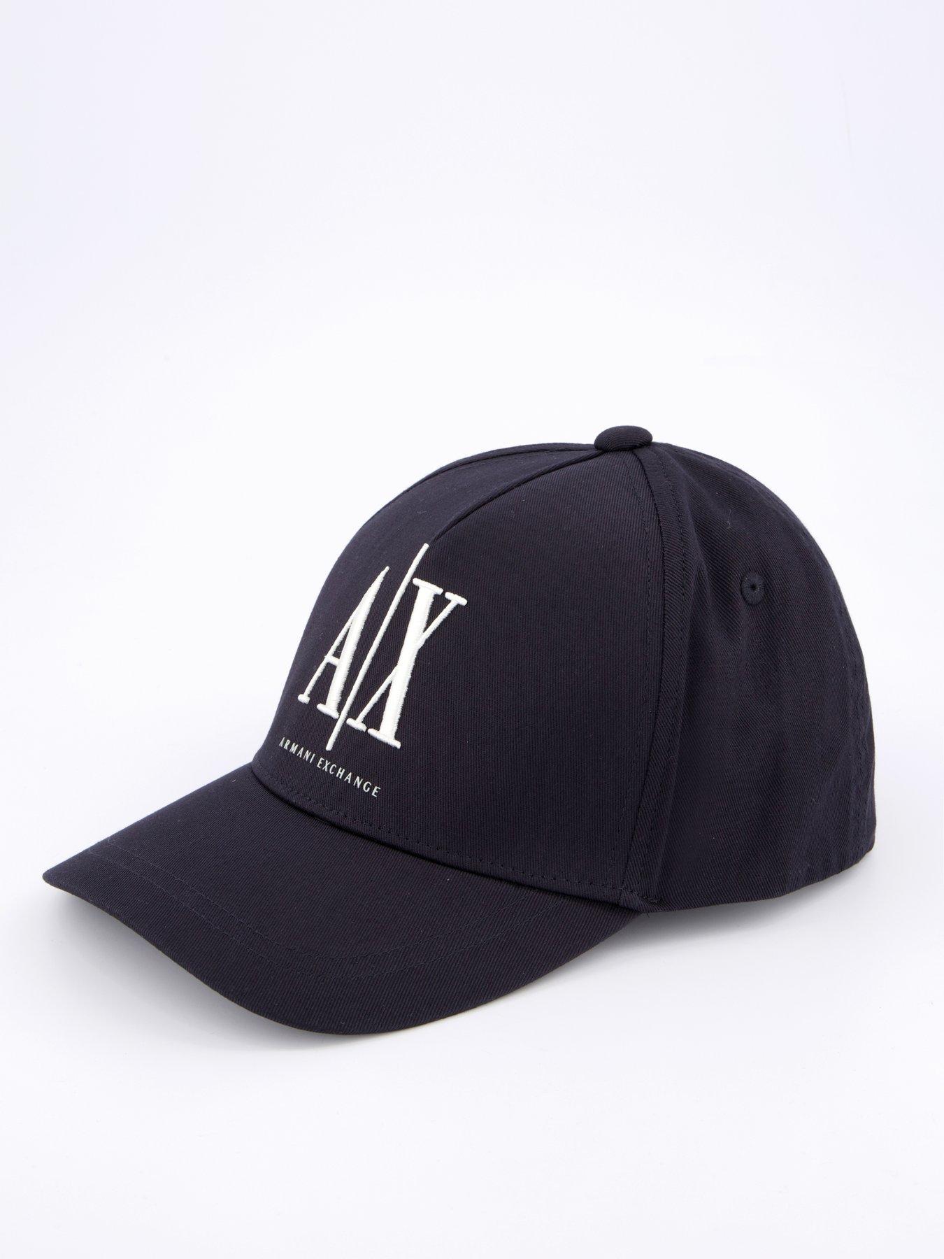 Image 2 of 4 of Armani Exchange Logo Baseball Cap - Navy