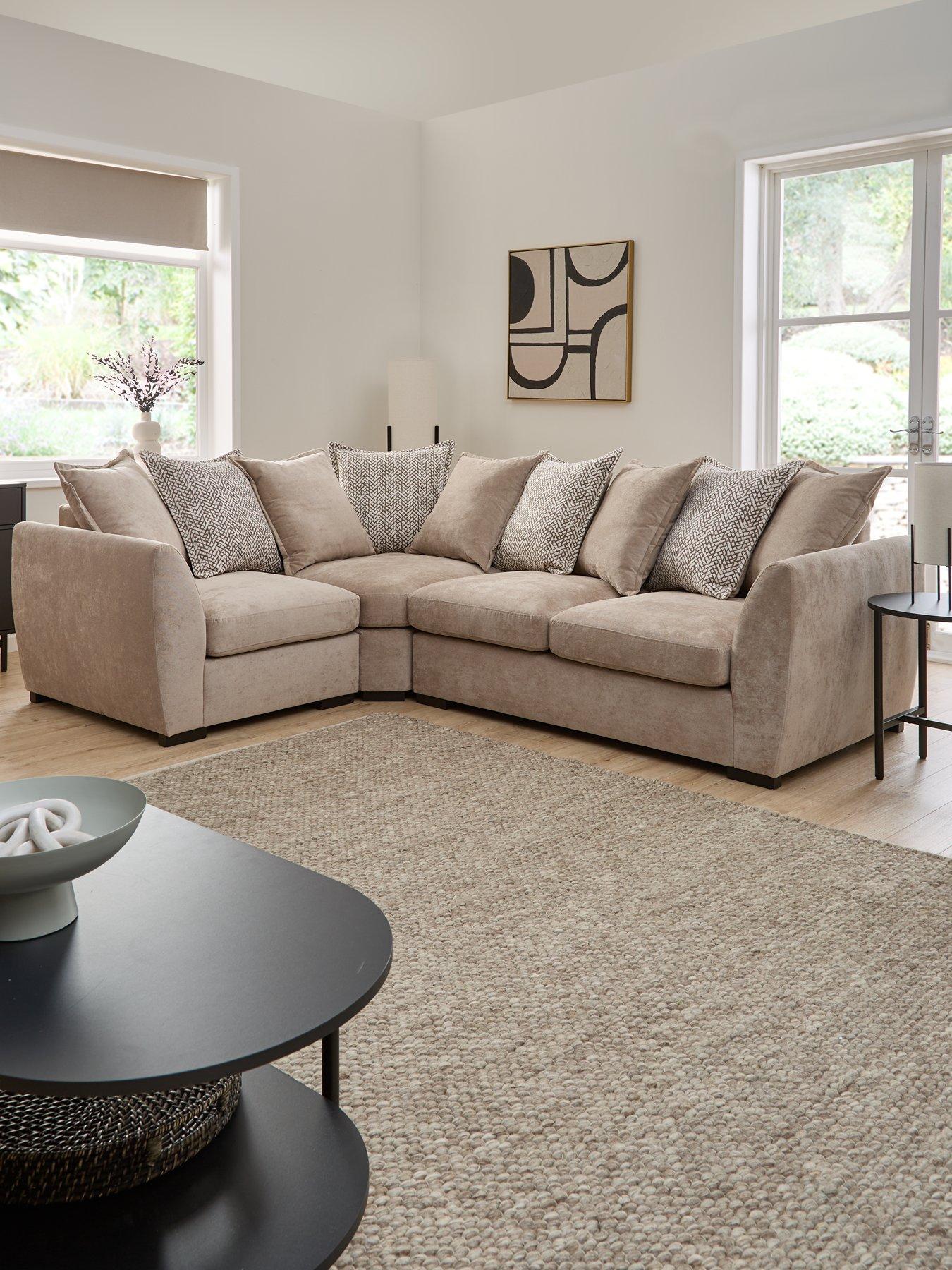 The Very Collection Havana Fabric Left Hand Double Arm Sofa - FSC ...