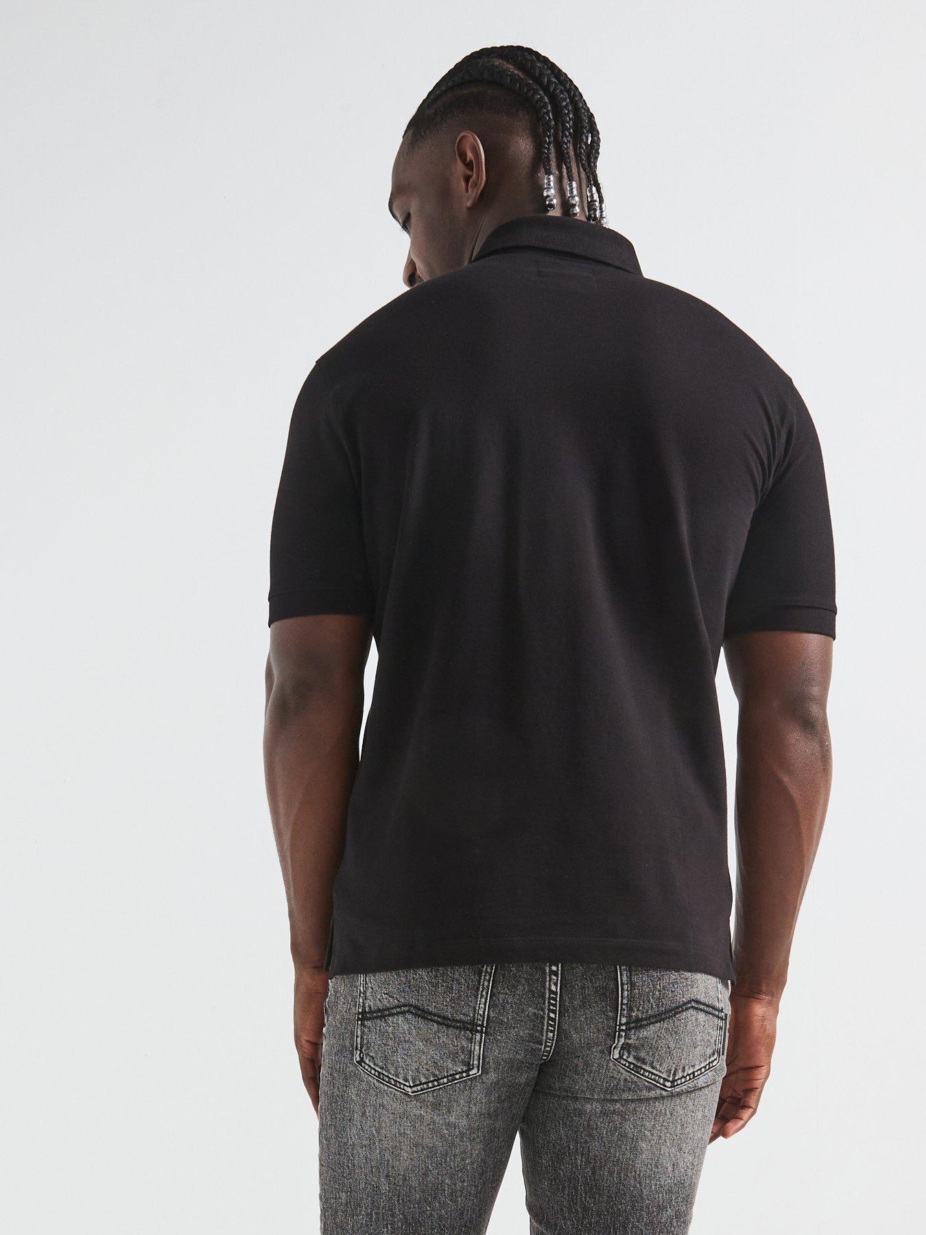 Image 2 of 5 of Armani Exchange Icon Project Polo Shirt - Black