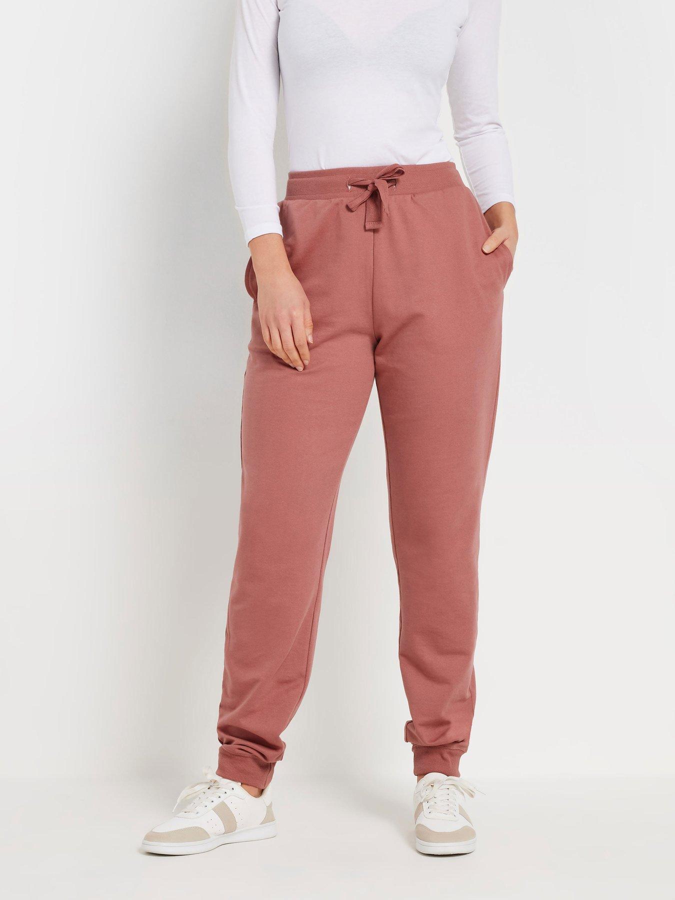 Image 1 of 4 of Long Tall Sally Drawcord Cuffed Jogger 34" - Pink