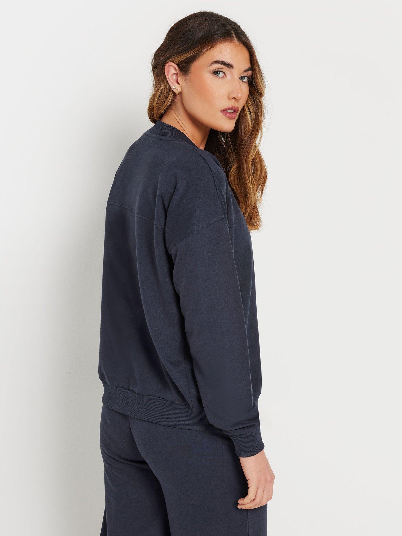 Image 2 of 4 of Long Tall Sally Tall Bomber Jacket - Blue