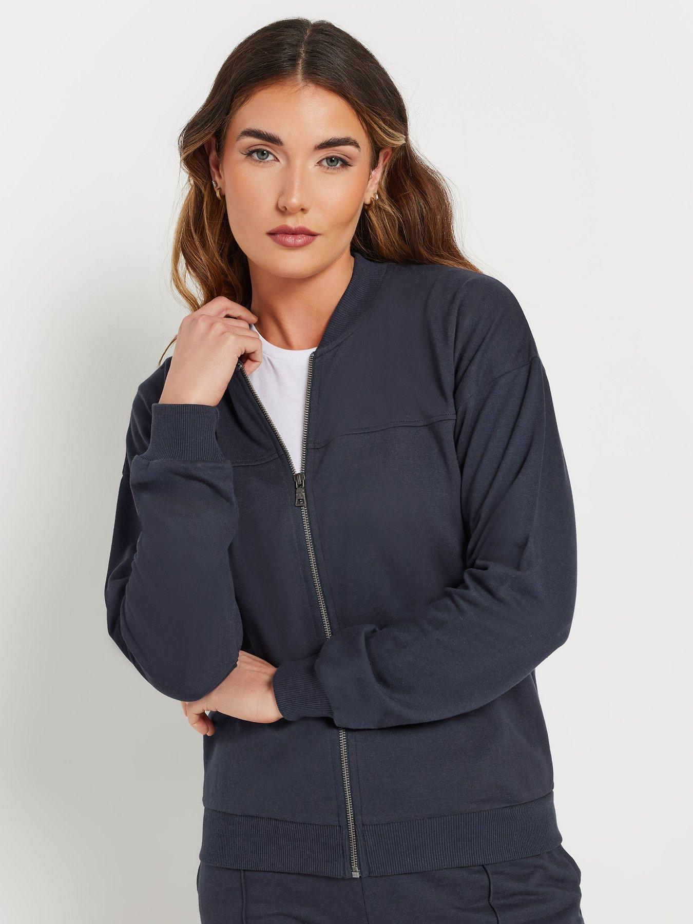 Image 4 of 4 of Long Tall Sally Tall Bomber Jacket - Blue