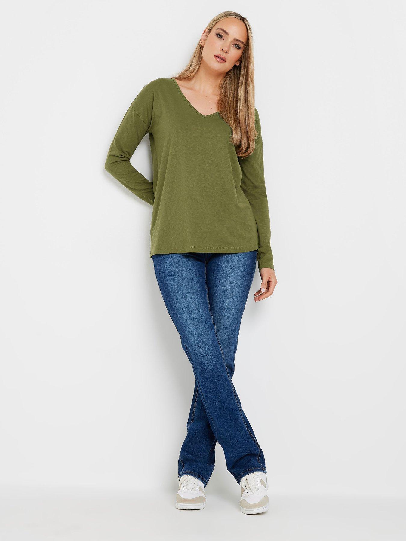 Image 3 of 4 of Long Tall Sally Tall 3 Pack Shorts - Green