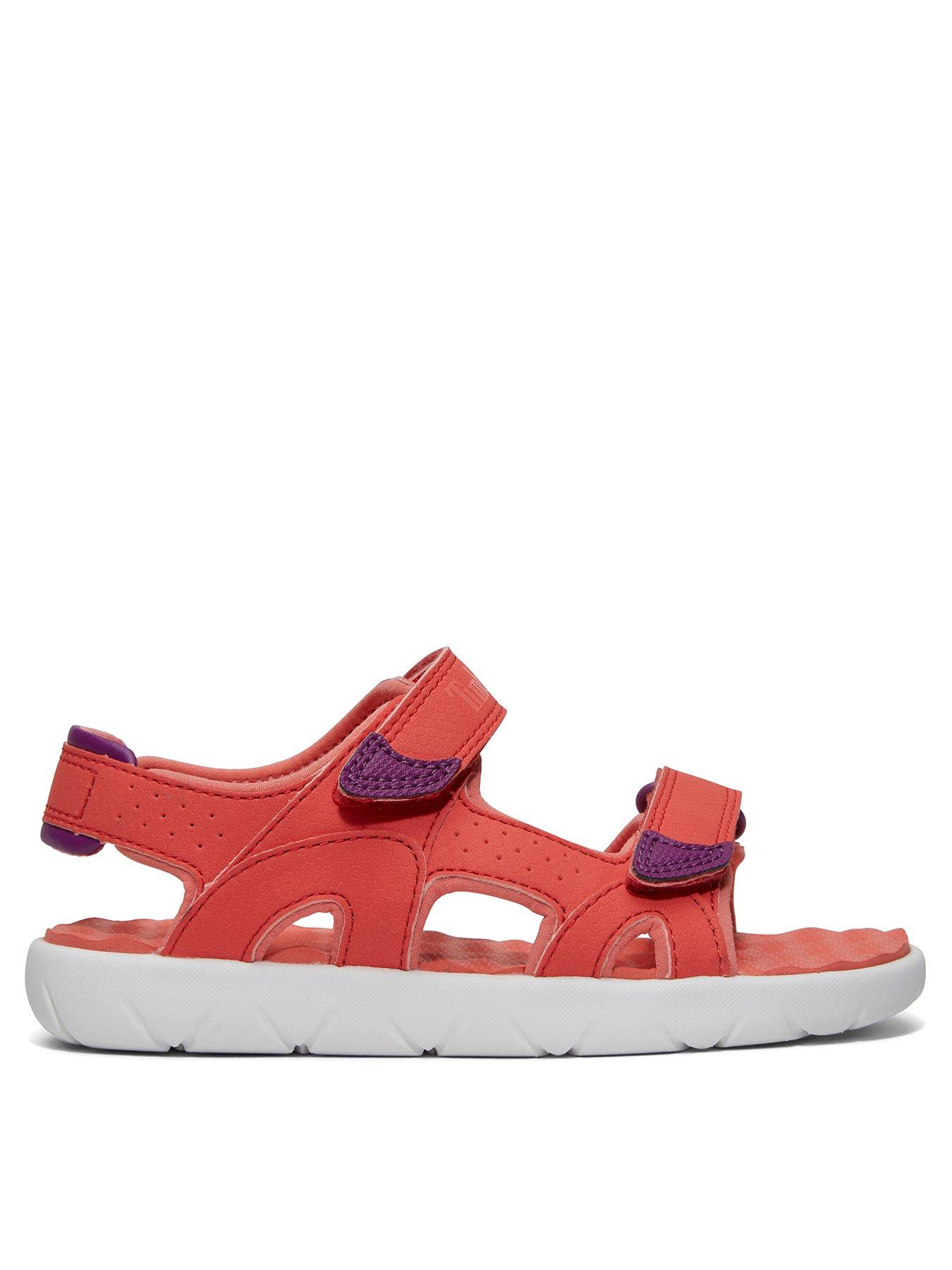 Image of Timberland Perkins Row Backstrap Sandals - Orange