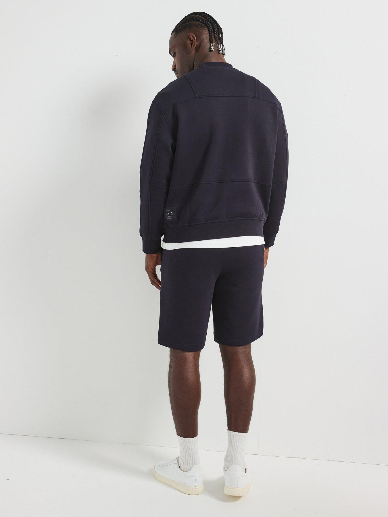 Image 2 of 6 of Armani Exchange Blue Edition Crew Neck Sweat - Navy