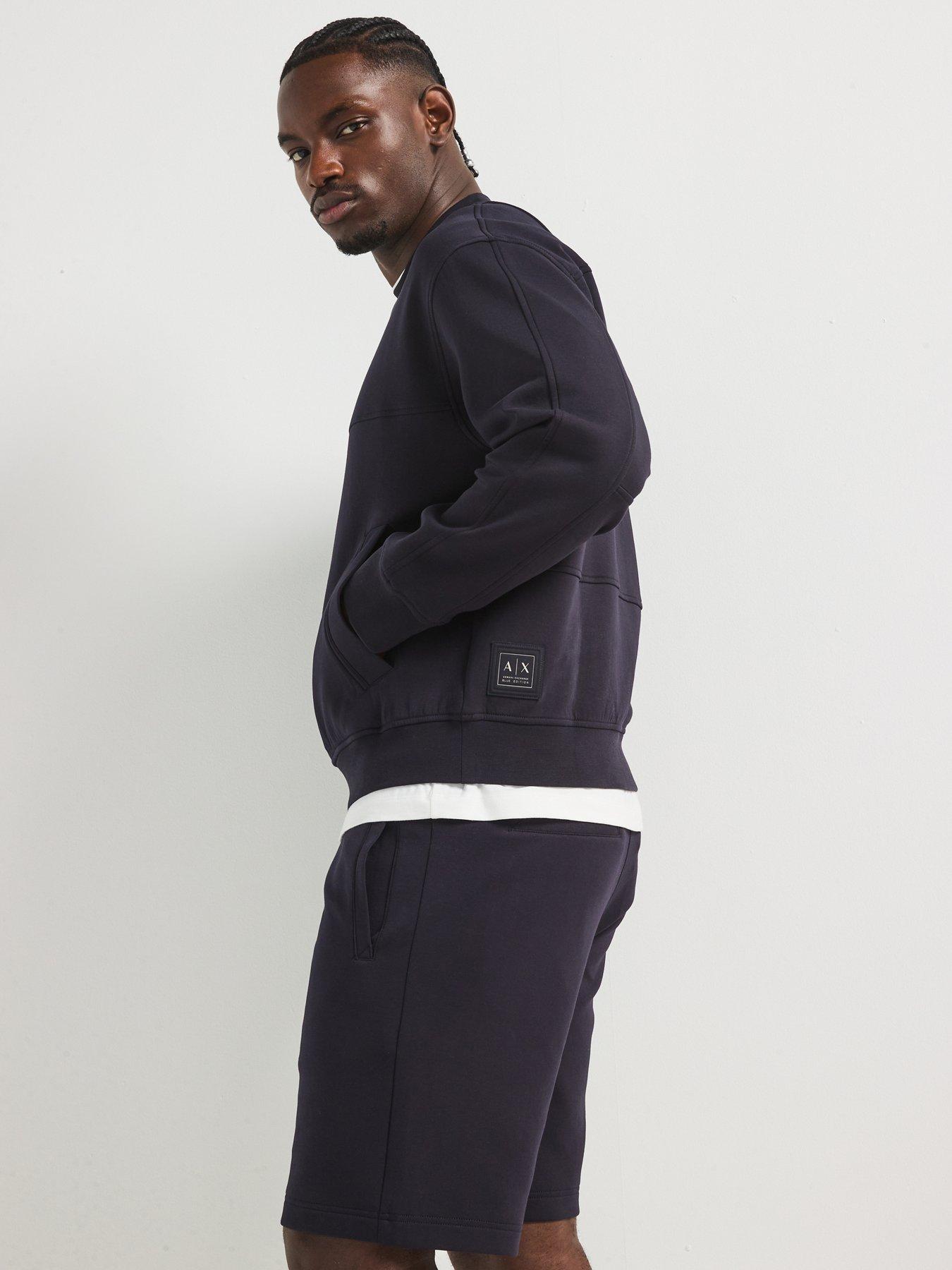 Image 5 of 6 of Armani Exchange Blue Edition Crew Neck Sweat - Navy