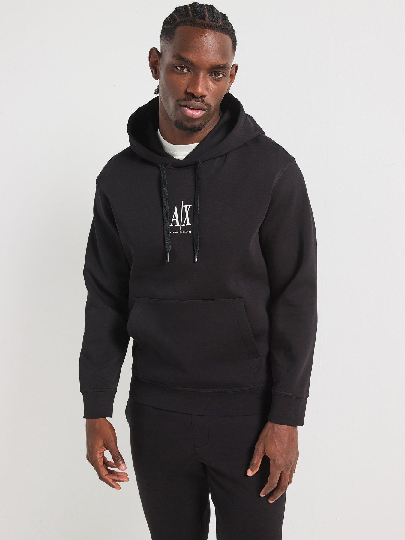 Armani Exchange Icon Project Hoodie - Black