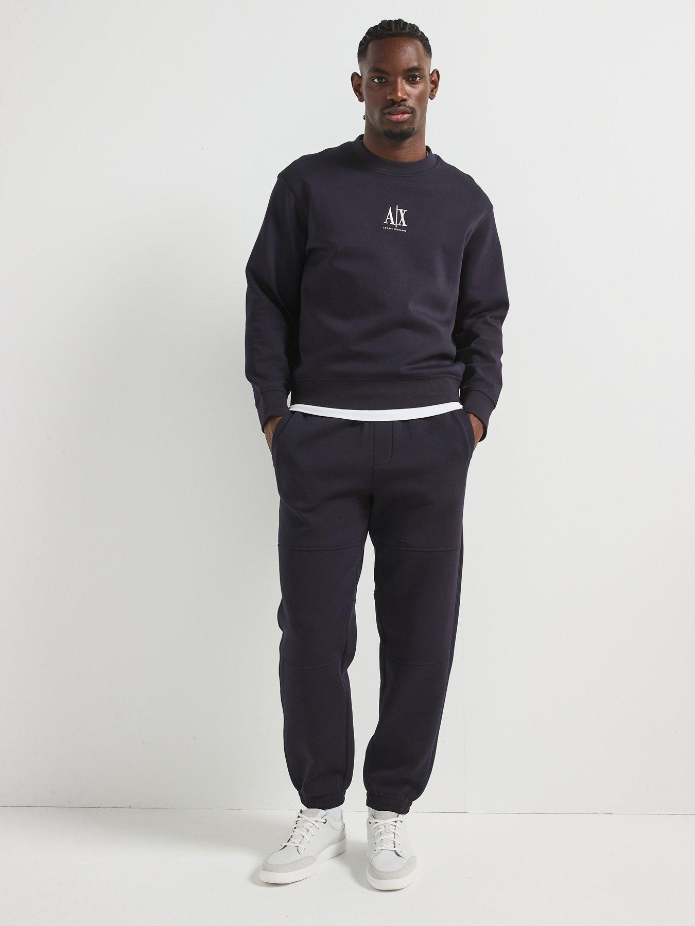 Image 3 of 5 of Armani Exchange Icon Project Crew Sweat - Navy