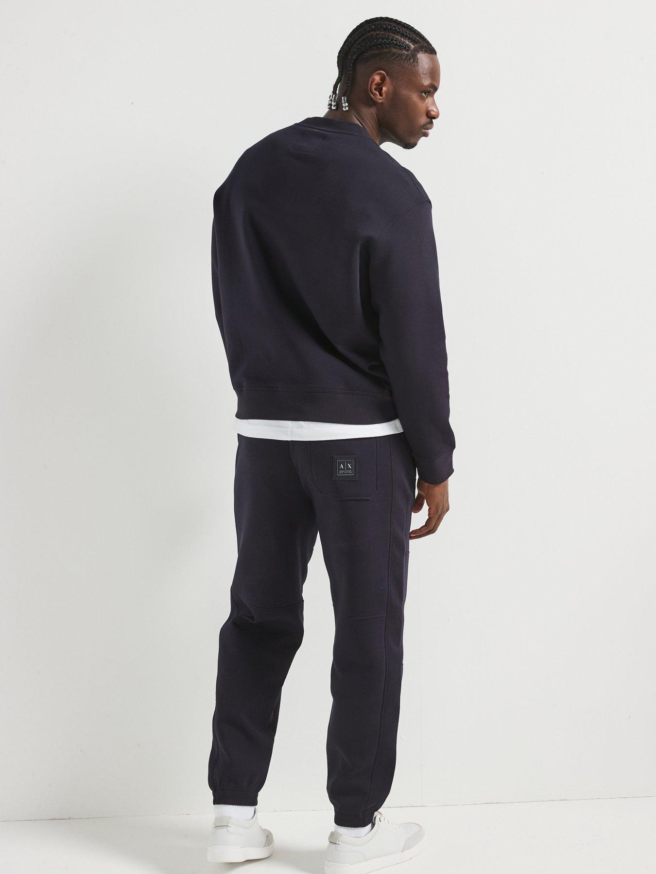 Image 4 of 5 of Armani Exchange Icon Project Crew Sweat - Navy