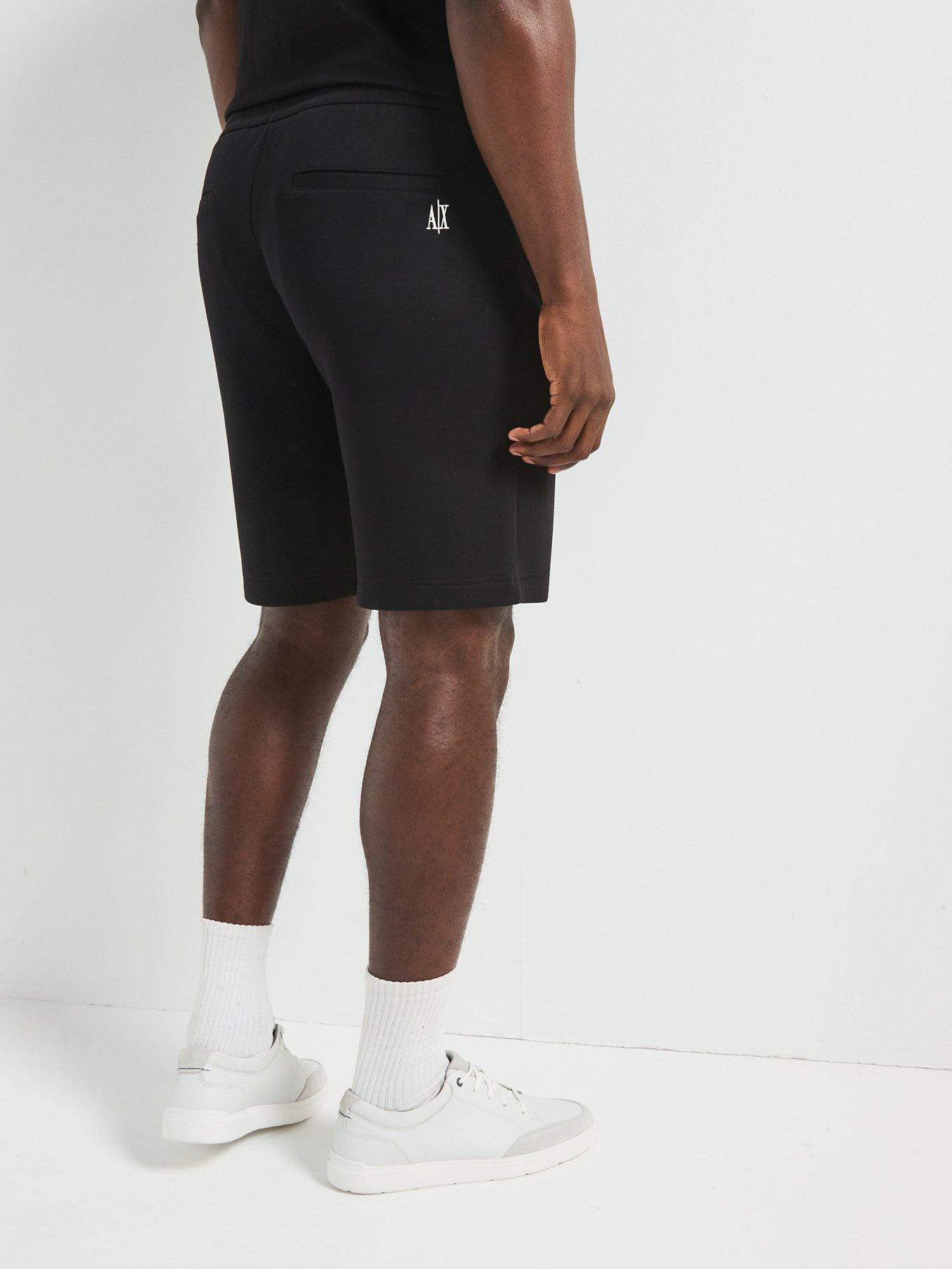 armani-exchange-armani-exchange-icon-project-sweat-shorts-blackstillFront